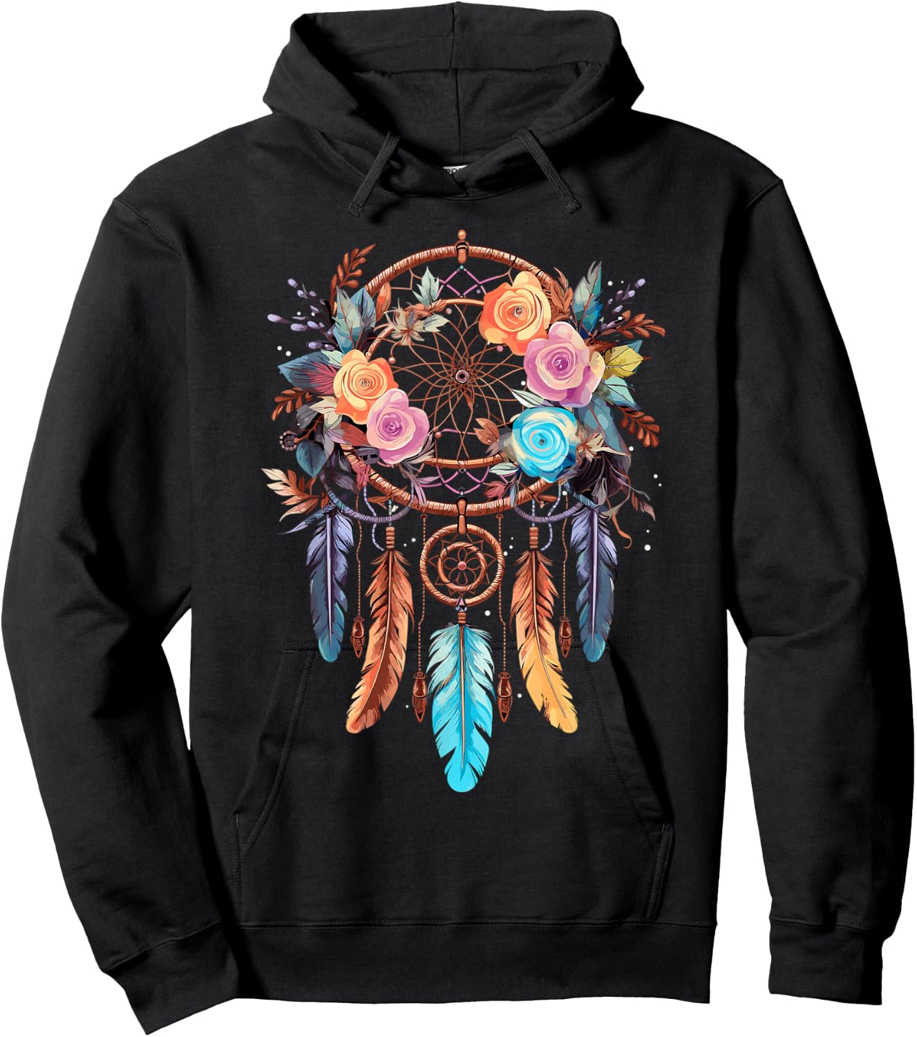 Boho Dream Catcher Hoodie - Hoodie | Black