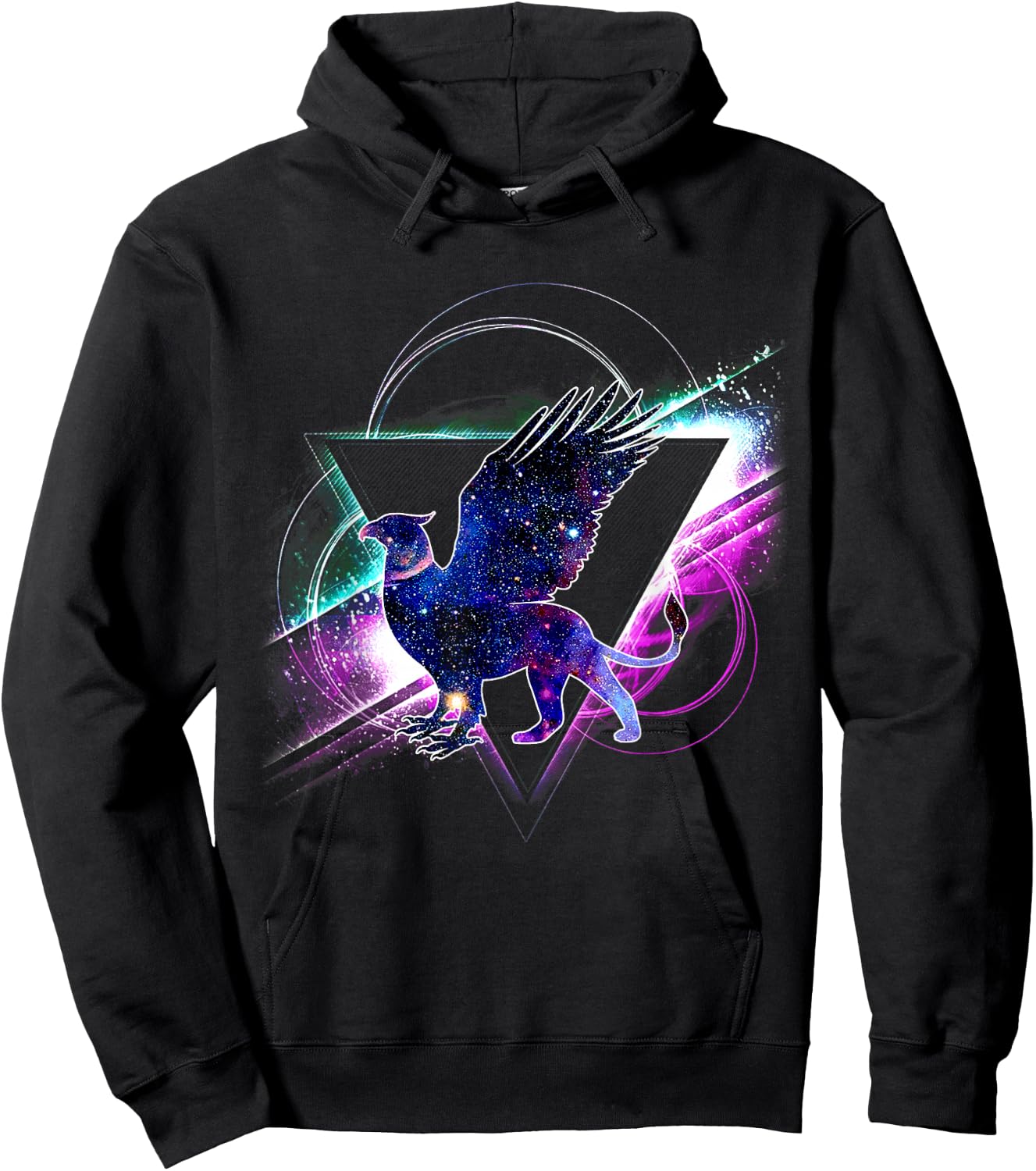 Aesthetic Galaxy Griffin Hoodie - Hoodie | Black