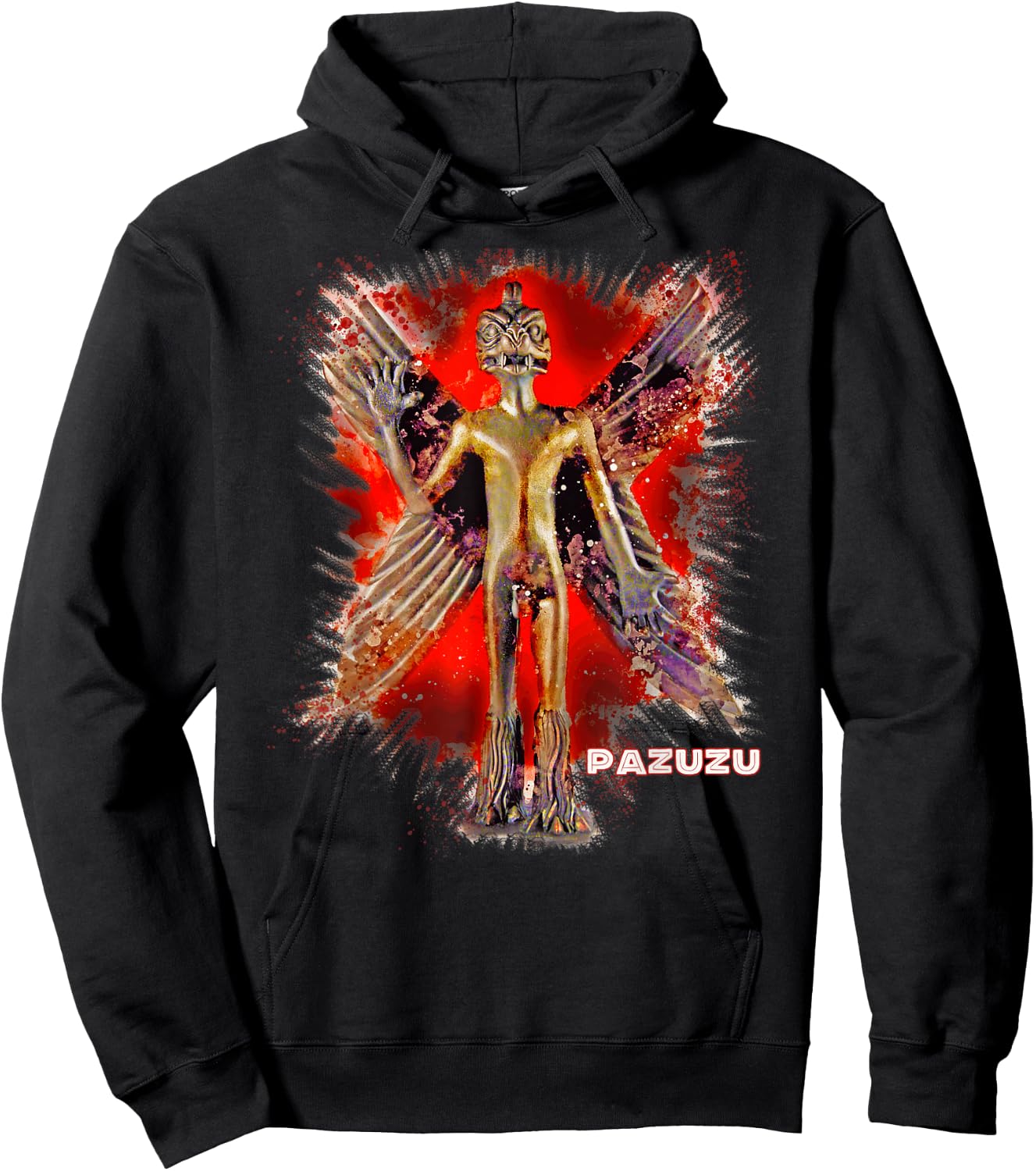 Pazuzu Demon Hoodie - Hoodie | Black