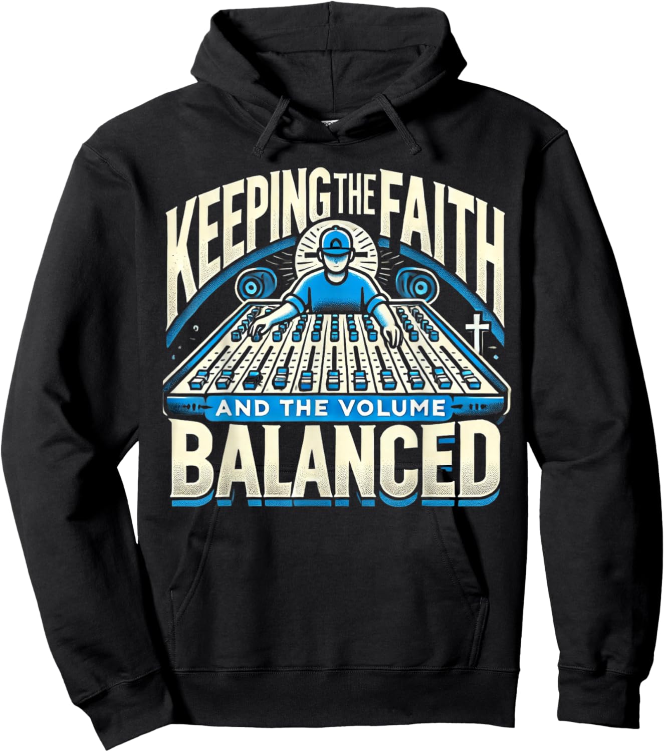 Recording Engineer Audio Church Sound Tech Church Sound Guy Hoodie - Hoodie | Black
