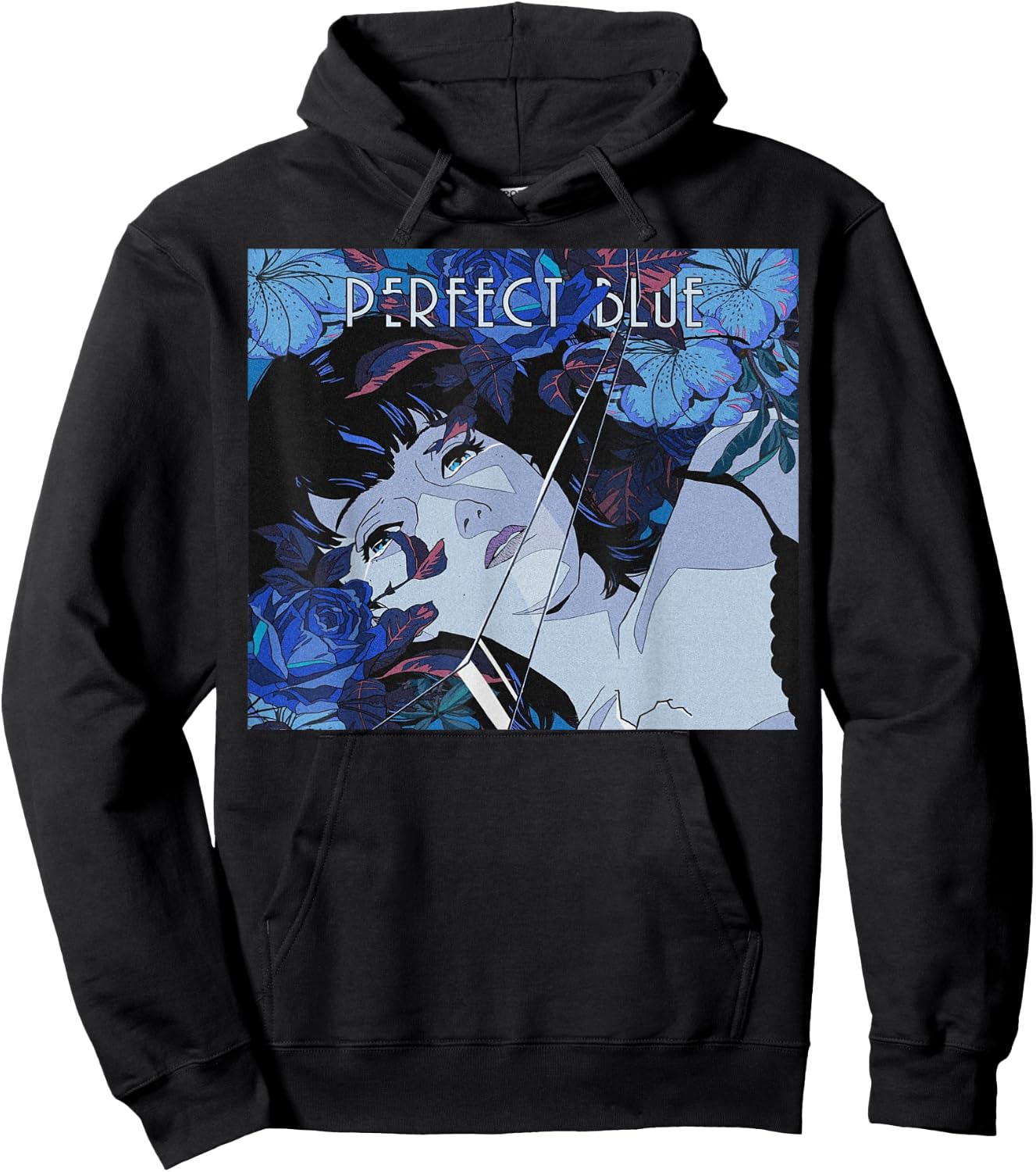 Japanese Anime Girl Perfect Blue Small Hoodie - Hoodie | Black