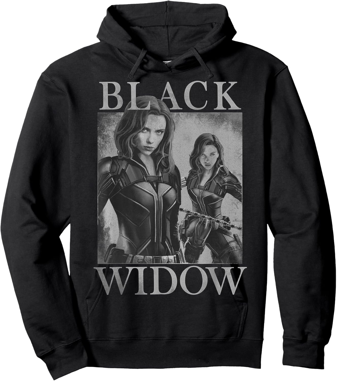 Marvel Black Widow Double Portrait Hoodie - Hoodie | Black