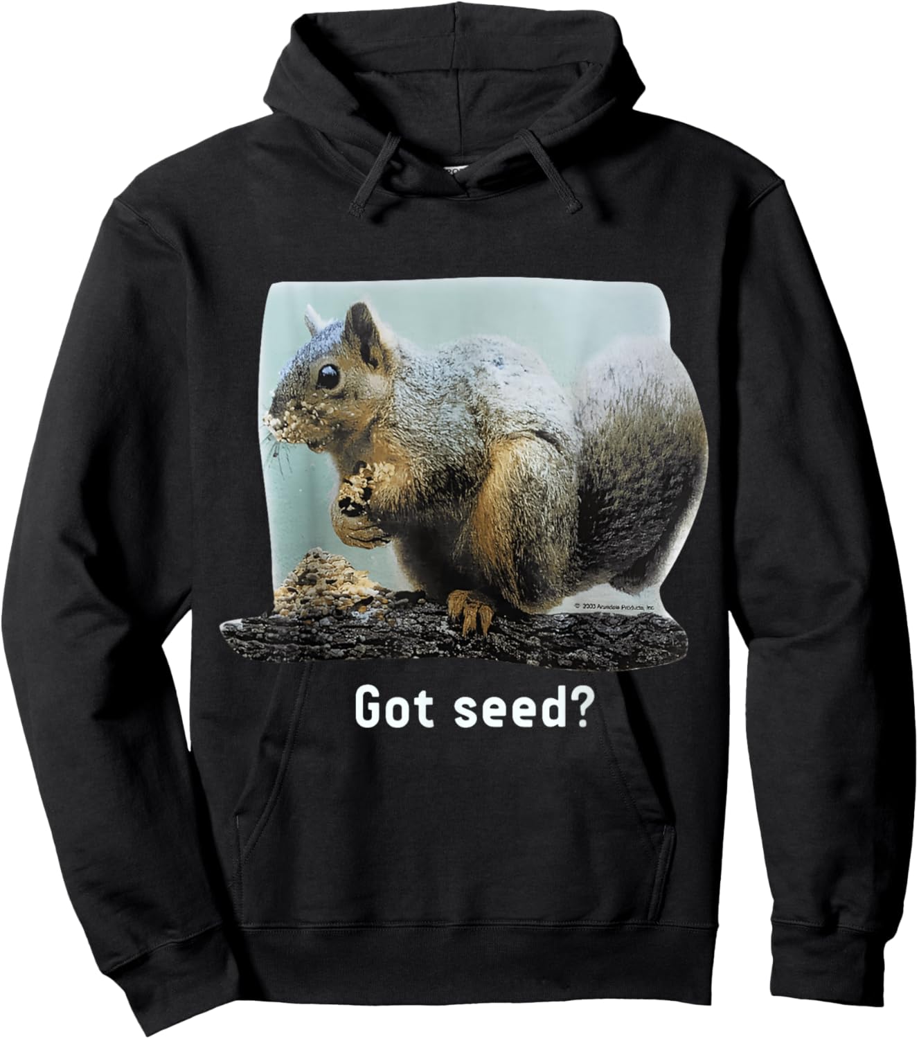Got seed Squirrel Hoodie - Hoodie | Black