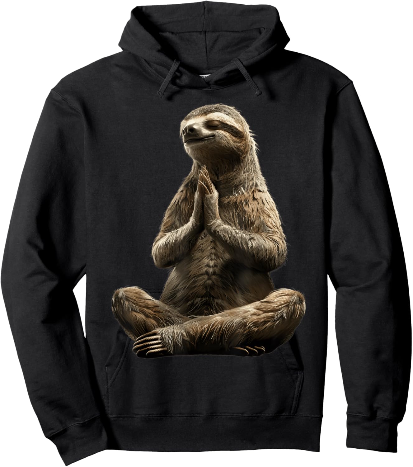 Sloth Yoga Hoodie - Hoodie | Black