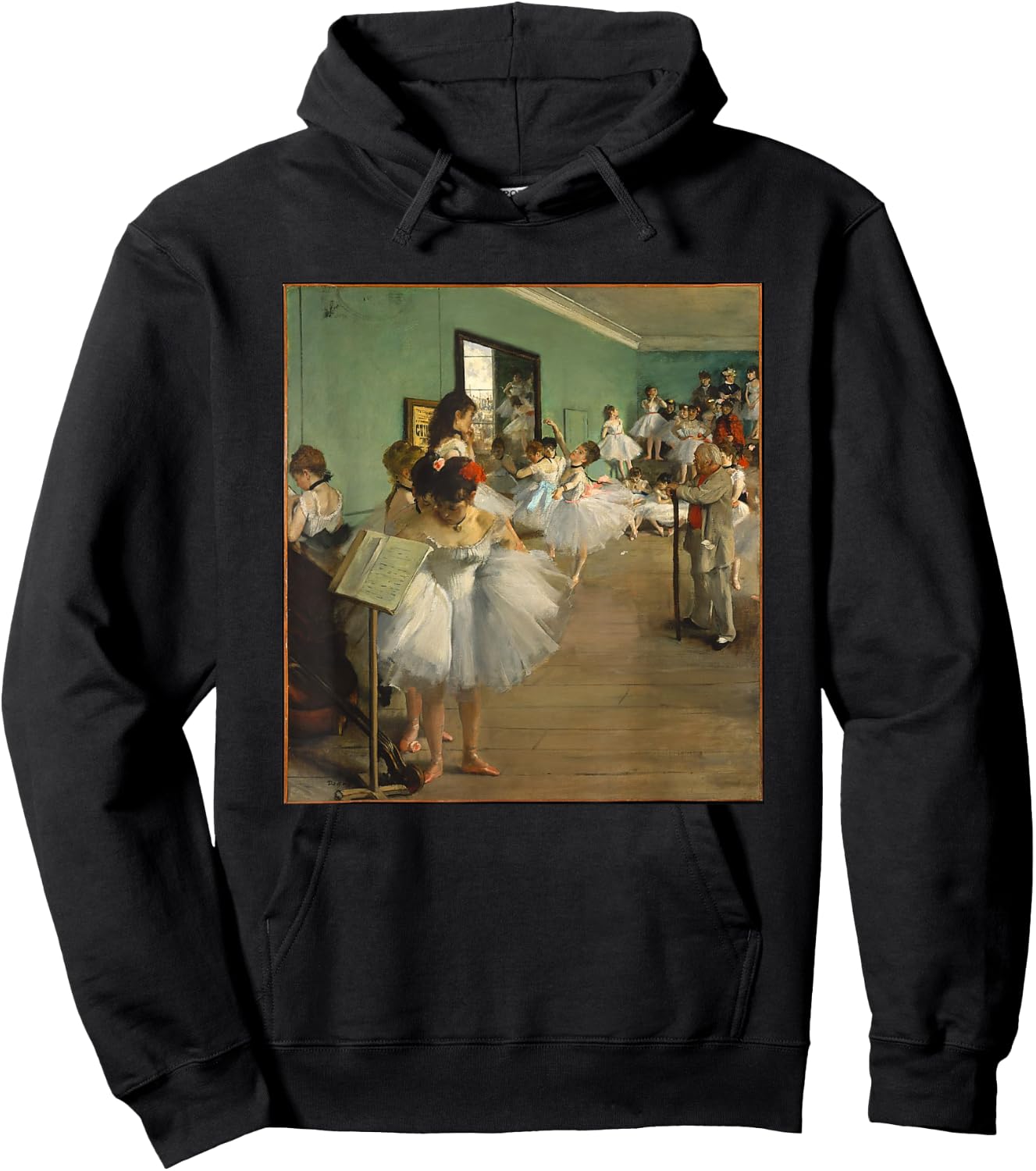 Edgar Degas The Dance Class Ballet Impressionism Art Hoodie - Hoodie | Black