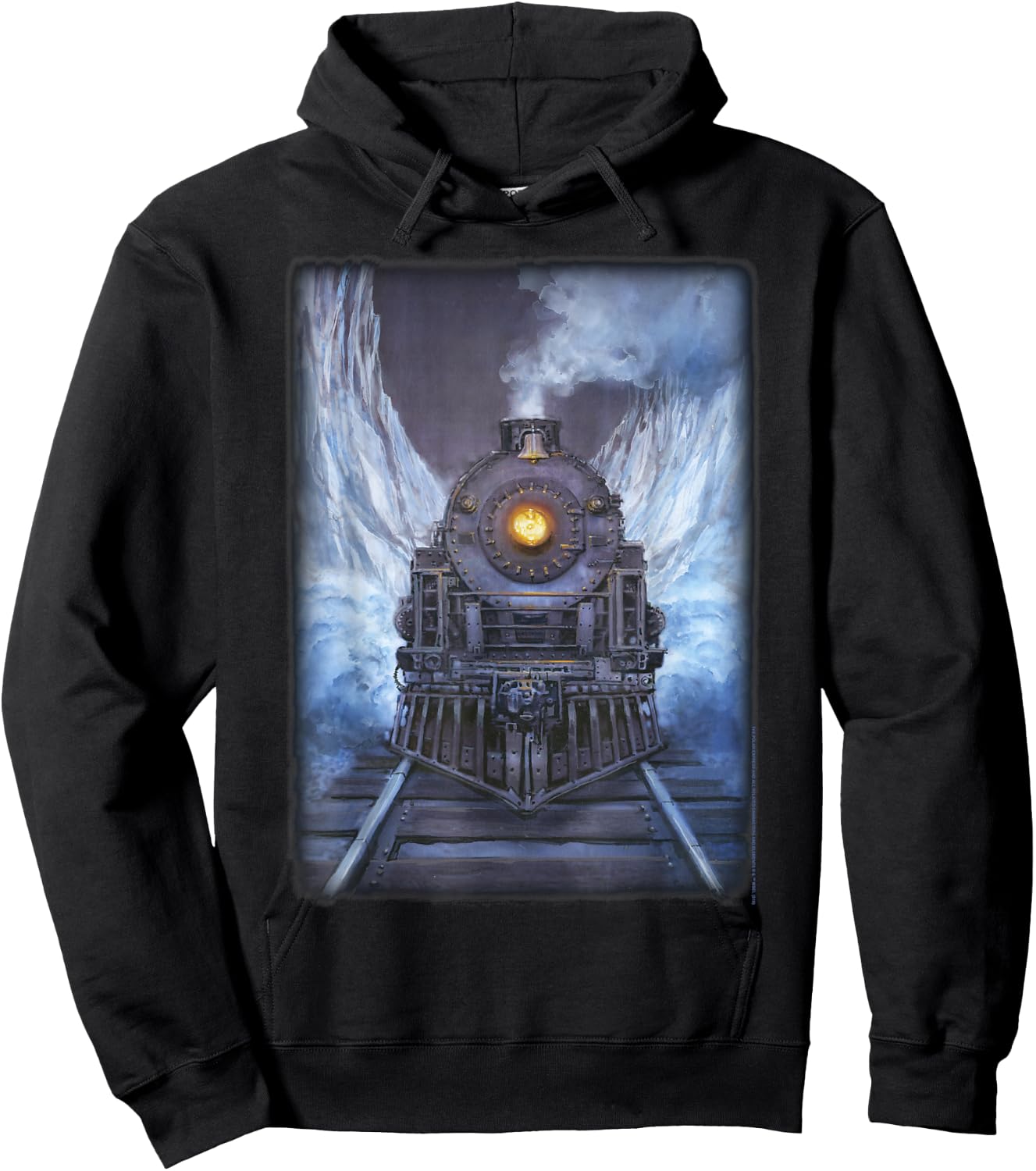 The Polar Express Train Poster Hoodie - Hoodie | Black