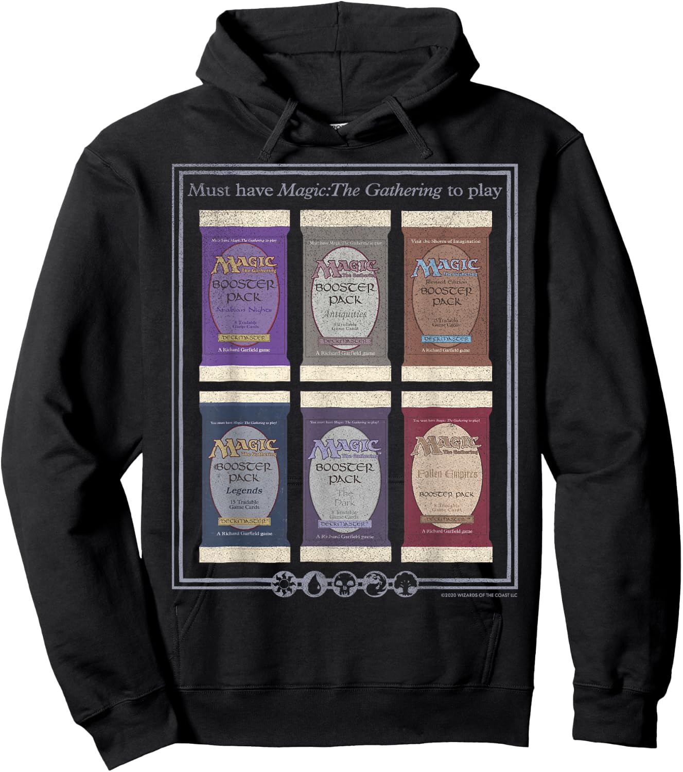 Magic: The Gathering Card Packs Hoodie - Hoodie | Black
