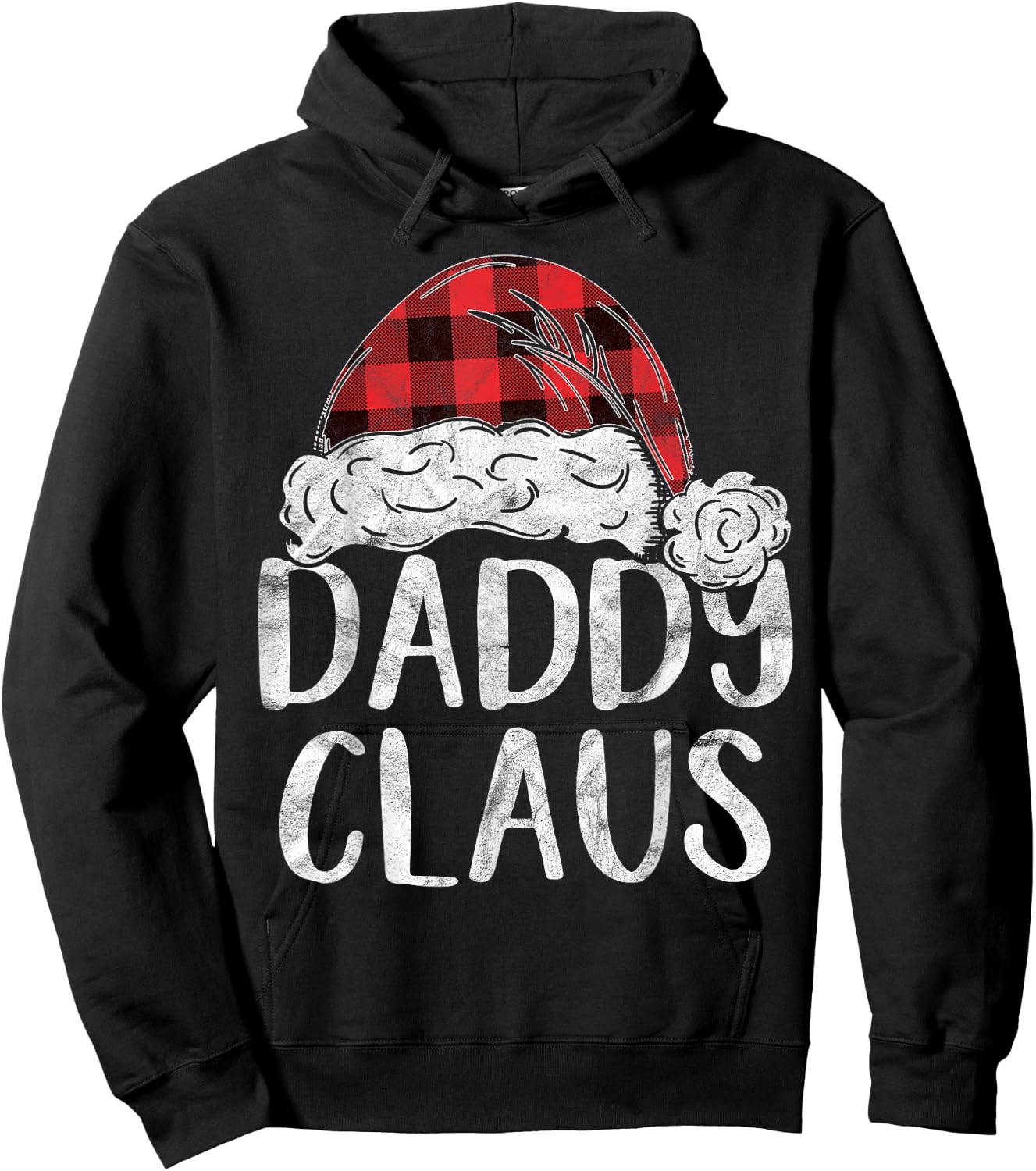Daddy Claus Christmas Costume Gift Santa Matching Family Hoodie - Hoodie | Black