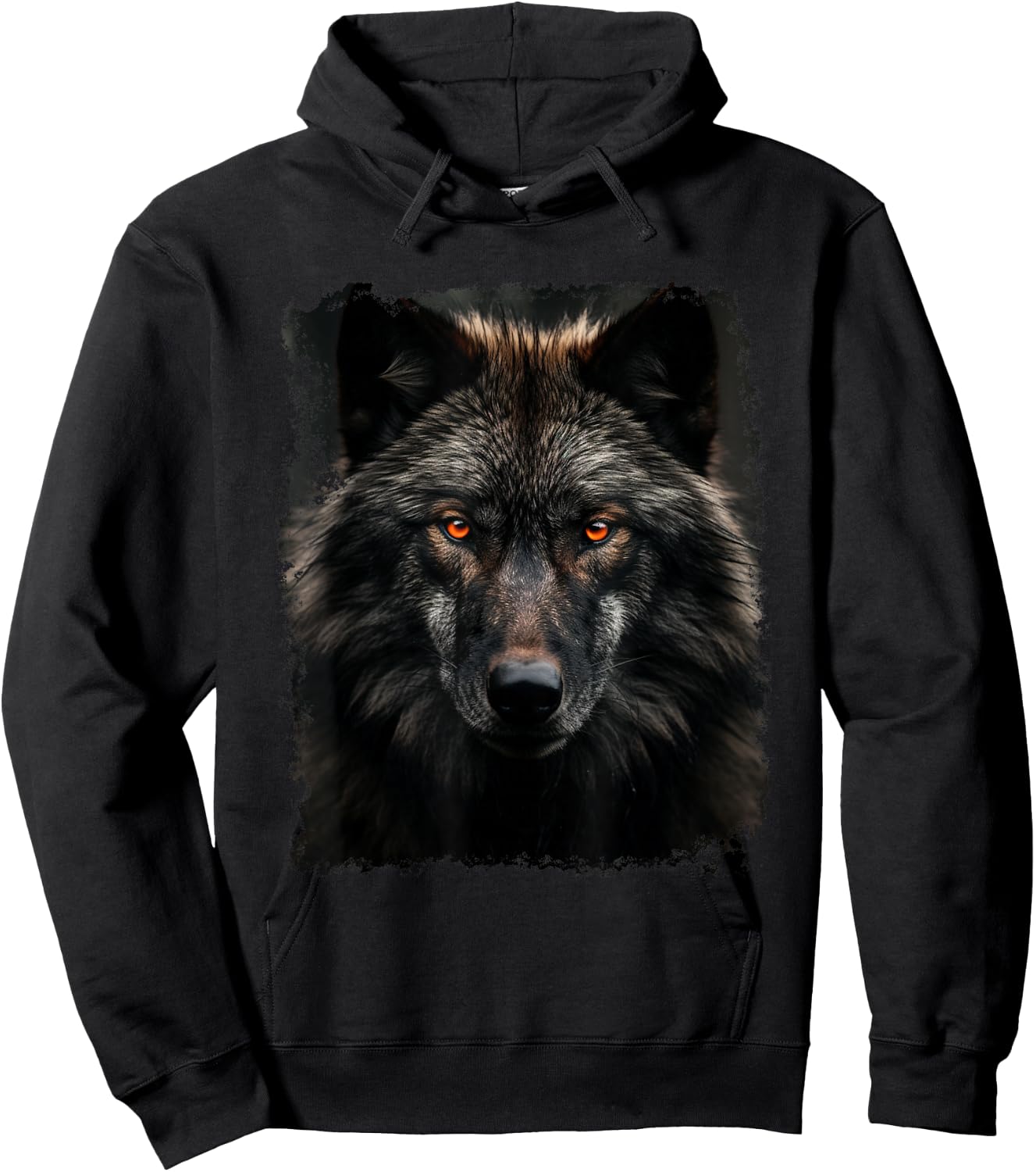 Noah&Friends Black Wolf Hoodie - Hoodie | Black