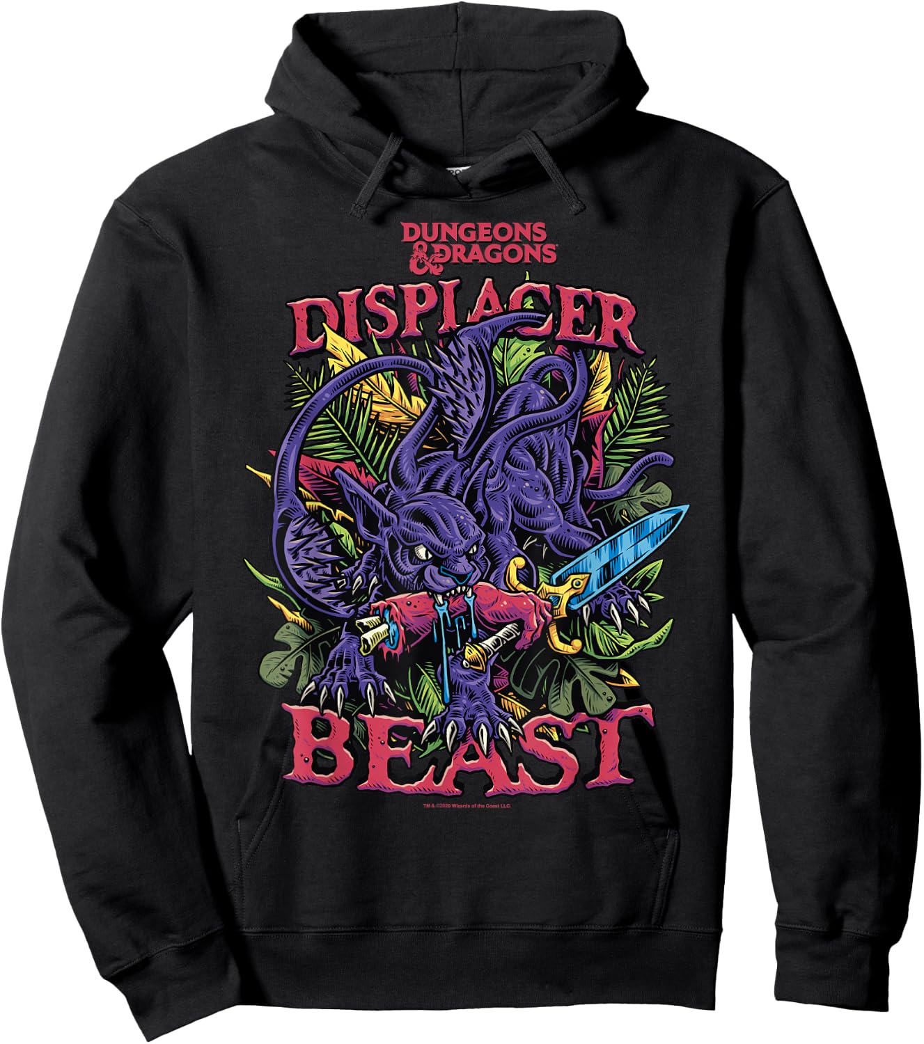 Dungeons & Dragons Displacer Beast Hoodie - Hoodie | Black