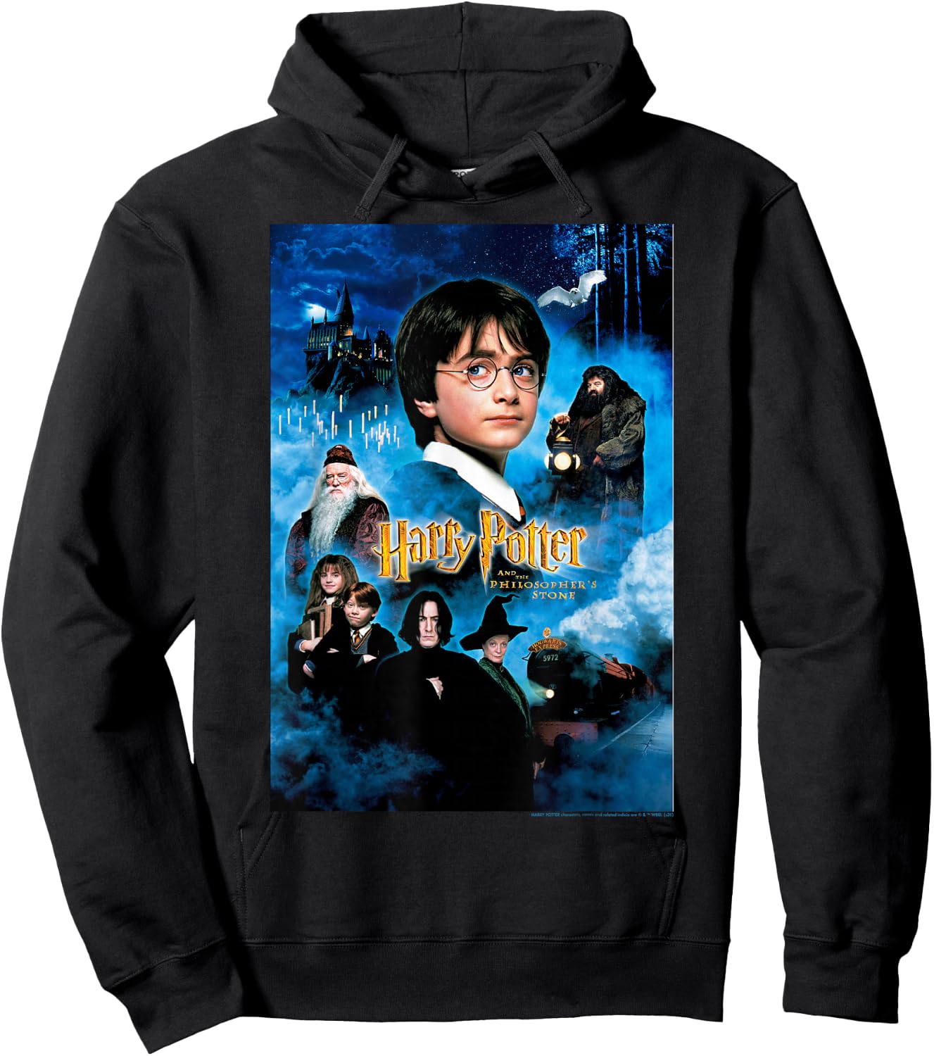 Harry Potter and The Philosopher's Stone Poster Hoodie - Hoodie | Black