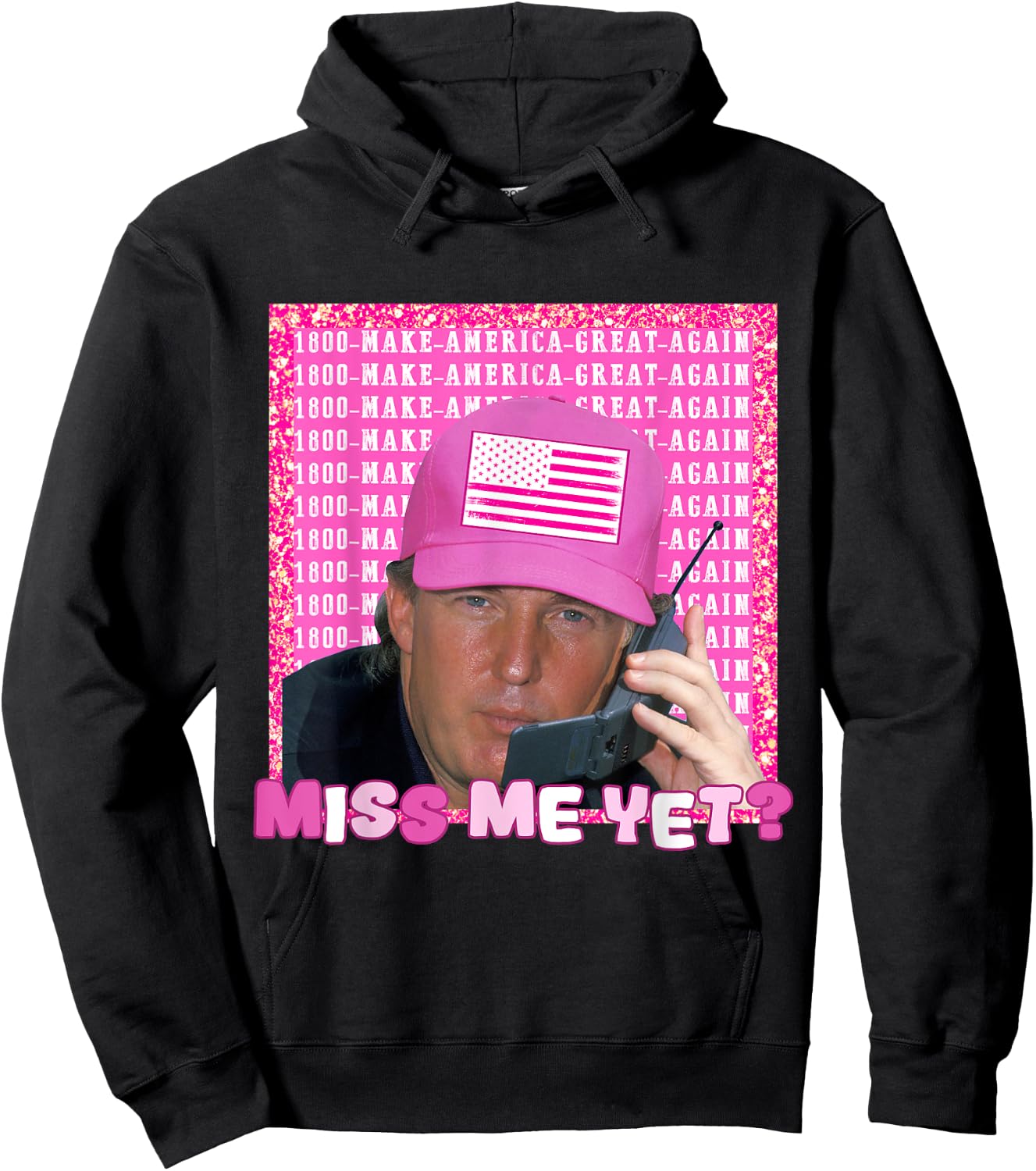 Donald Trump 2024 Election Shirt - Miss Me Yet Hoodie - Hoodie | Black