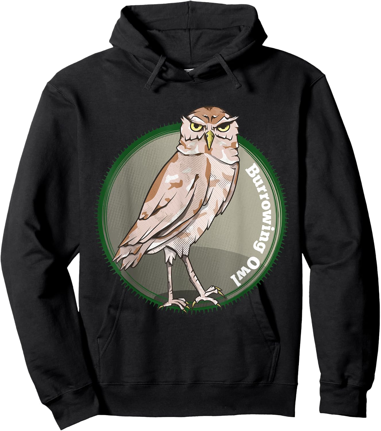 Burrowing Owl Hoodie - Hoodie | Black