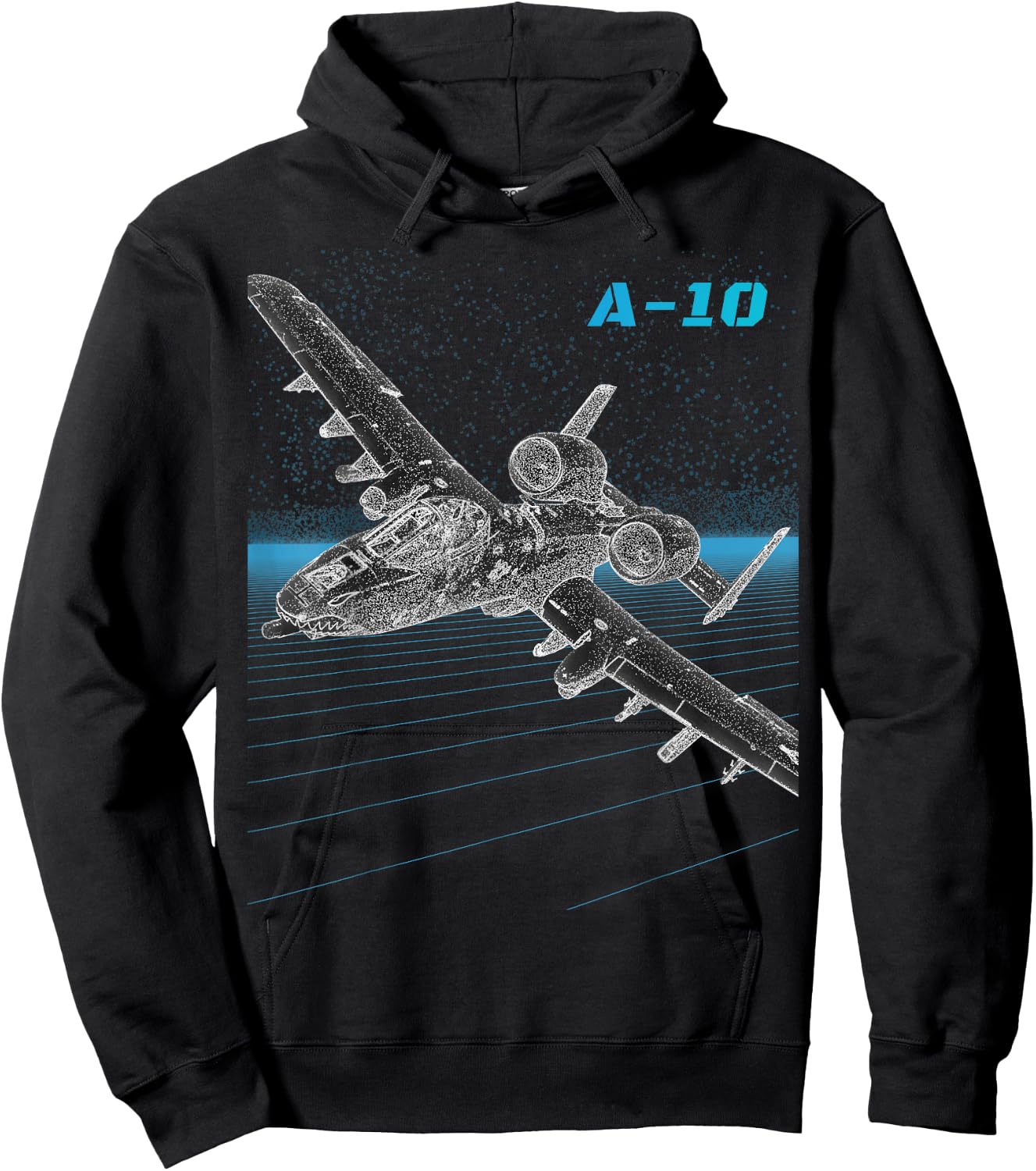 A-10 Thunderbolt II (Warthog) Hoodie - Hoodie | Black