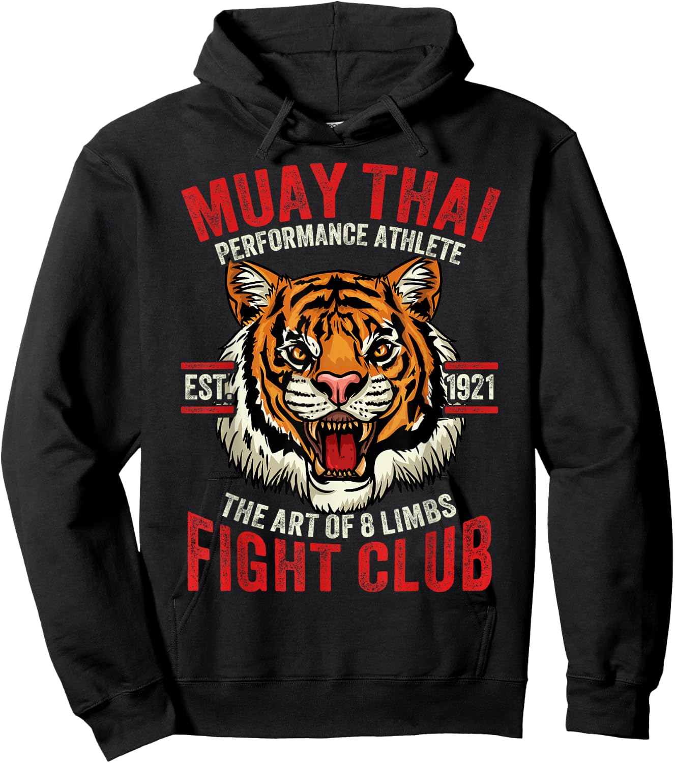 Muay Thai Thai Boxing Hoodie - Hoodie | Black