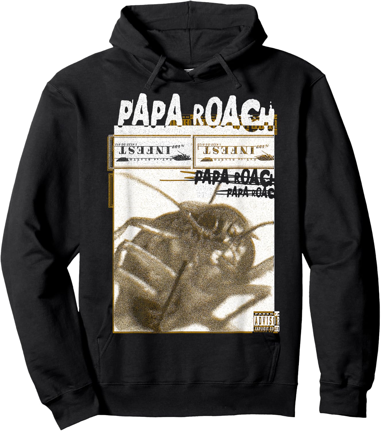 Papa Roach - Official Merchandise - Infest Photo Hoodie - Hoodie | Black