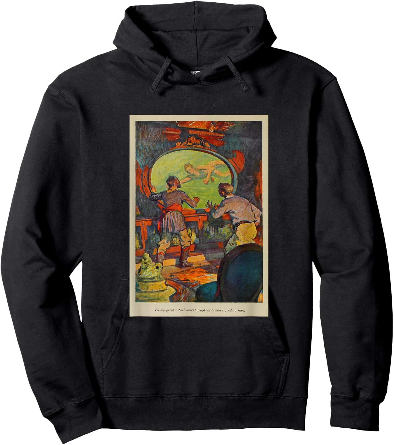 20,000 Leagues Under the Sea - Shipwrecked Sailor Hoodie - Hoodie | Black