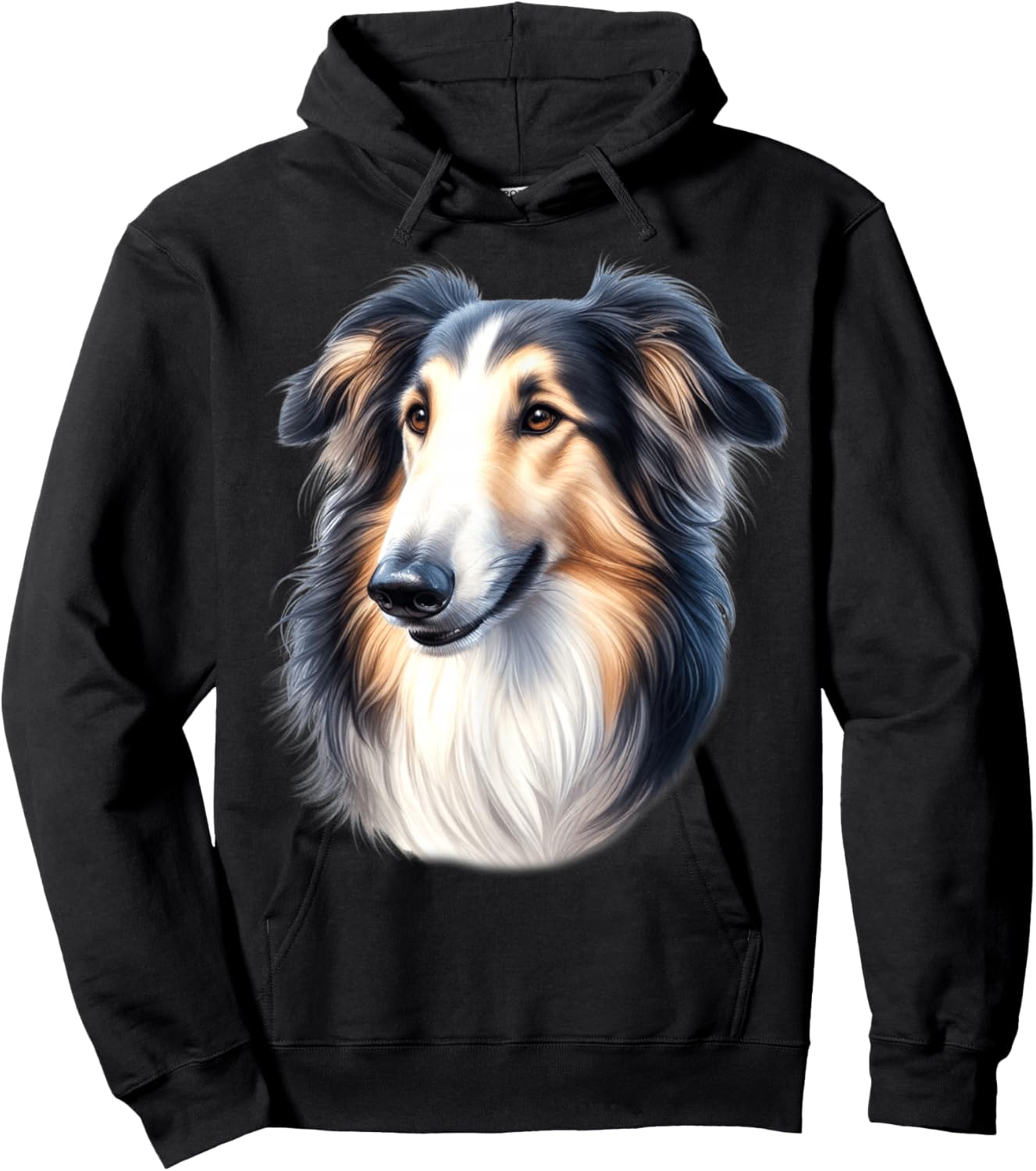 Borzoi Dog Hoodie - Hoodie | Black