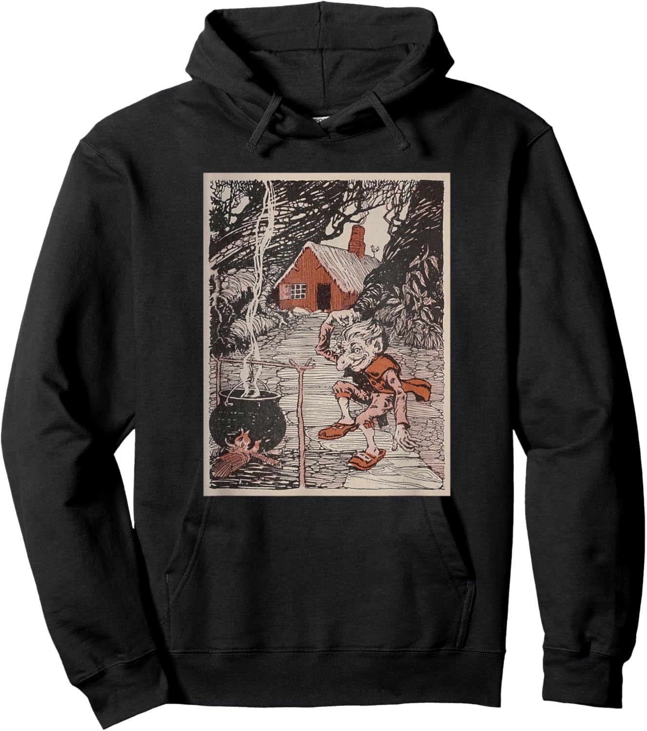 Rumpelstiltskin Singing and Dancing Around The Campfire Hoodie - Hoodie | Black