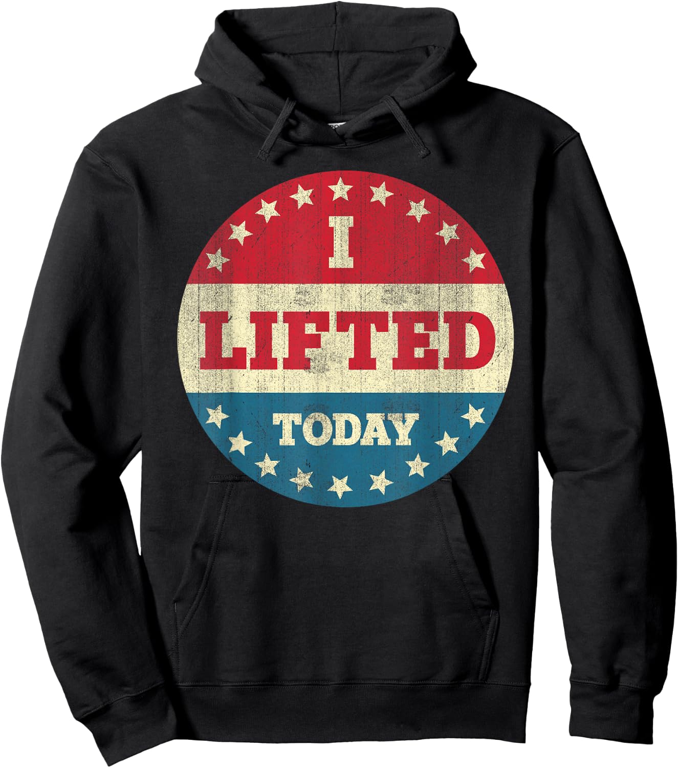 I Lifted Today Weightlifting Fitness Gym Hoodie - Hoodie | Black