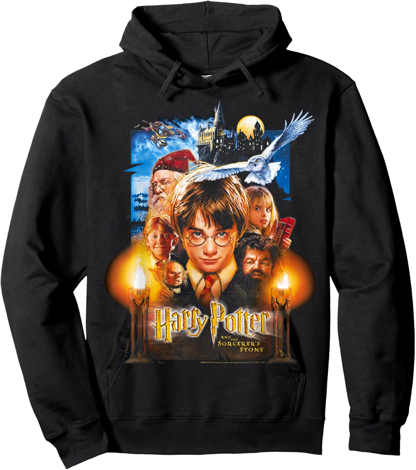 Harry Potter And The Sorcerer's Stone Poster Hoodie - Hoodie | Black
