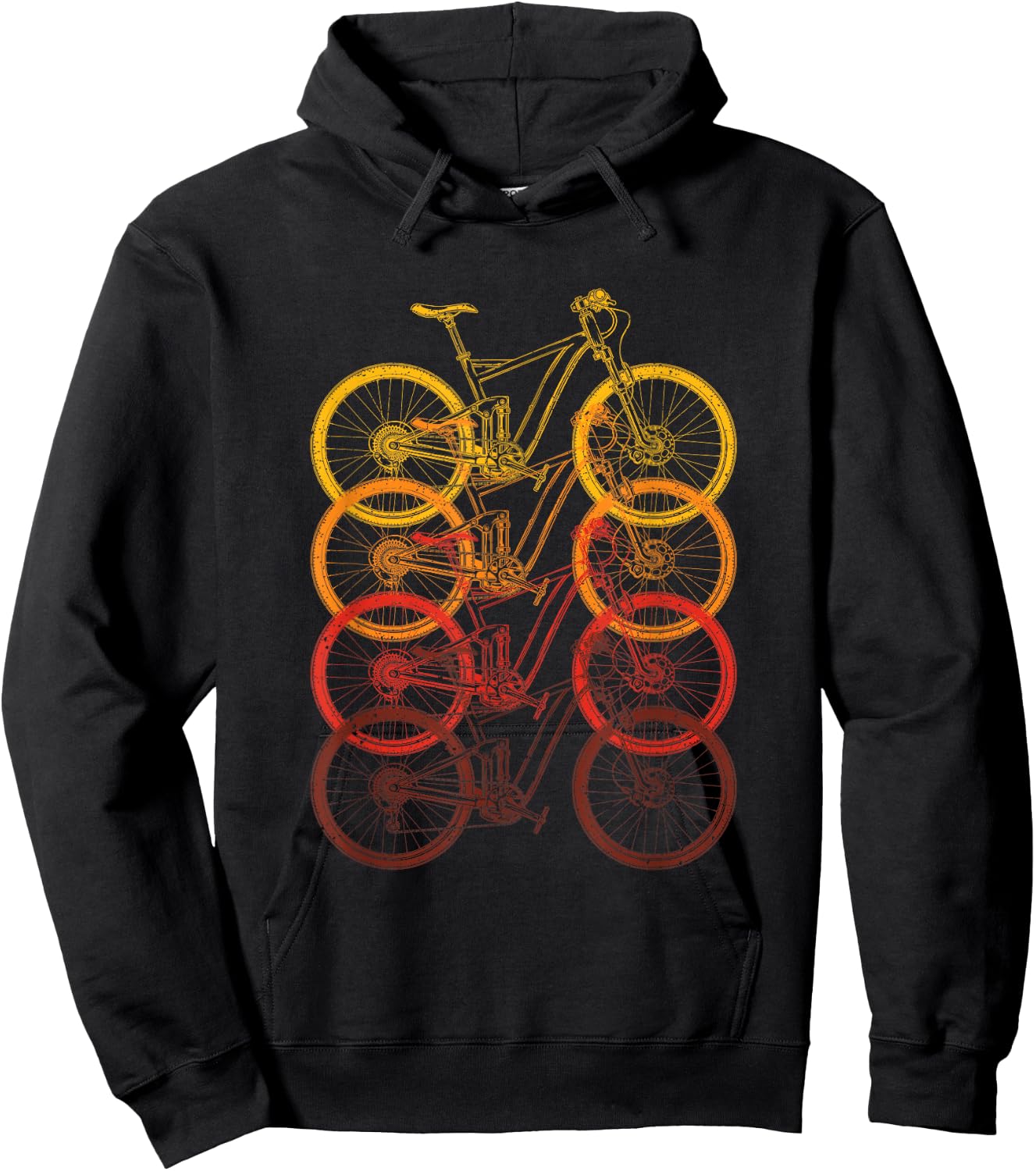 Bicycling Biker Cyclist Athlete Gift Bicycle Hoodie - Hoodie | Black
