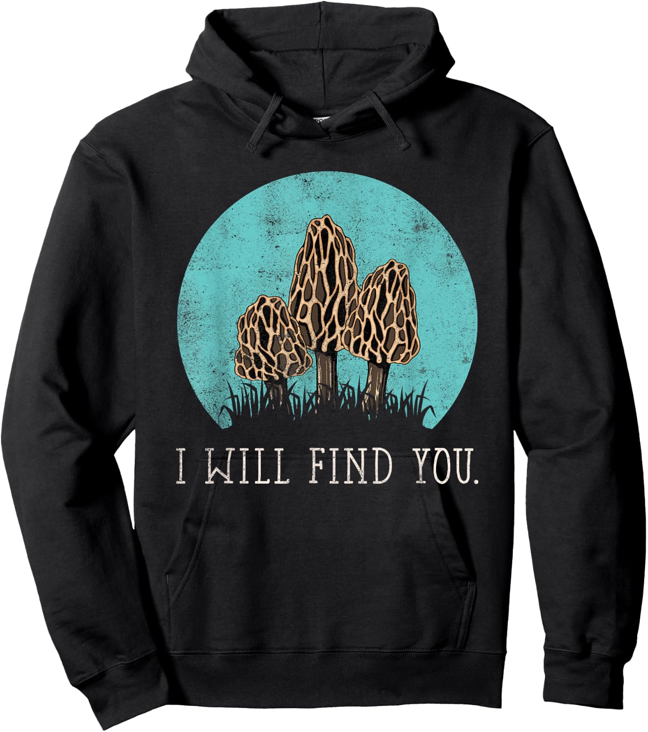 Morel Mushroom Collector Graphic Hoodie - Hoodie | Black