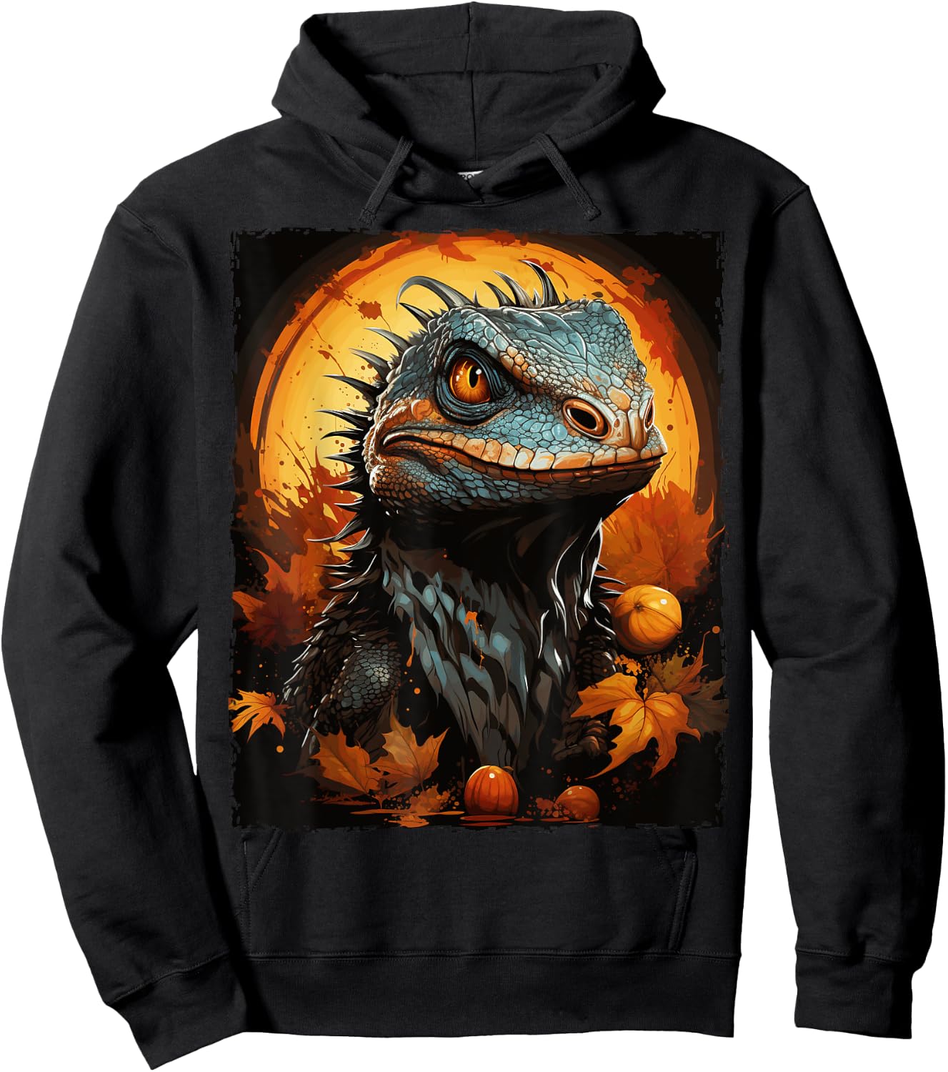 Bearded Dragon Halloween Hoodie - Hoodie | Black