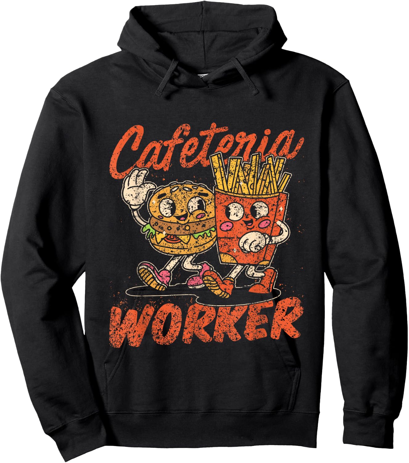 Cafeteria Worker Lunch Lady Ladies School Cafeteria Worker Hoodie - Hoodie | Black