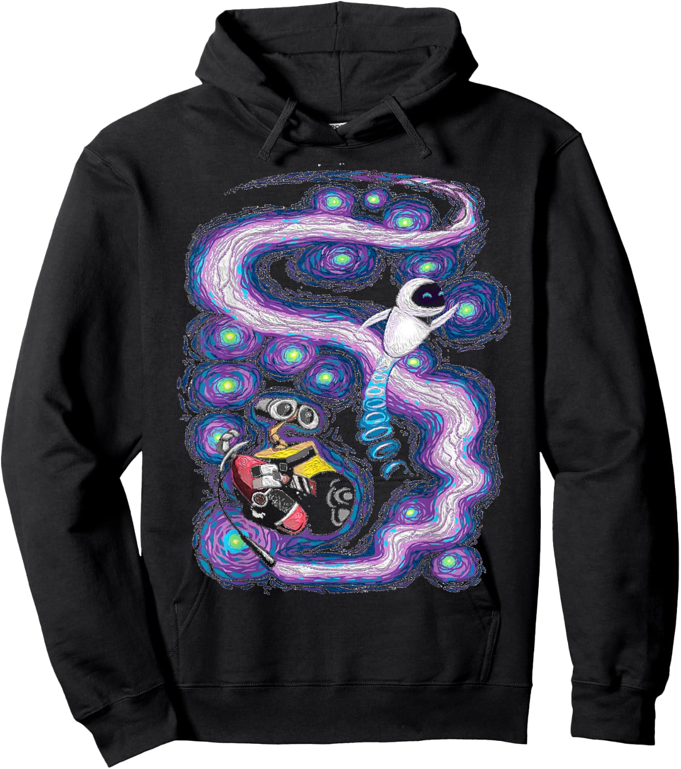 Disney Pixar Wall-E Cosmic Stars Hoodie - Hoodie | Black