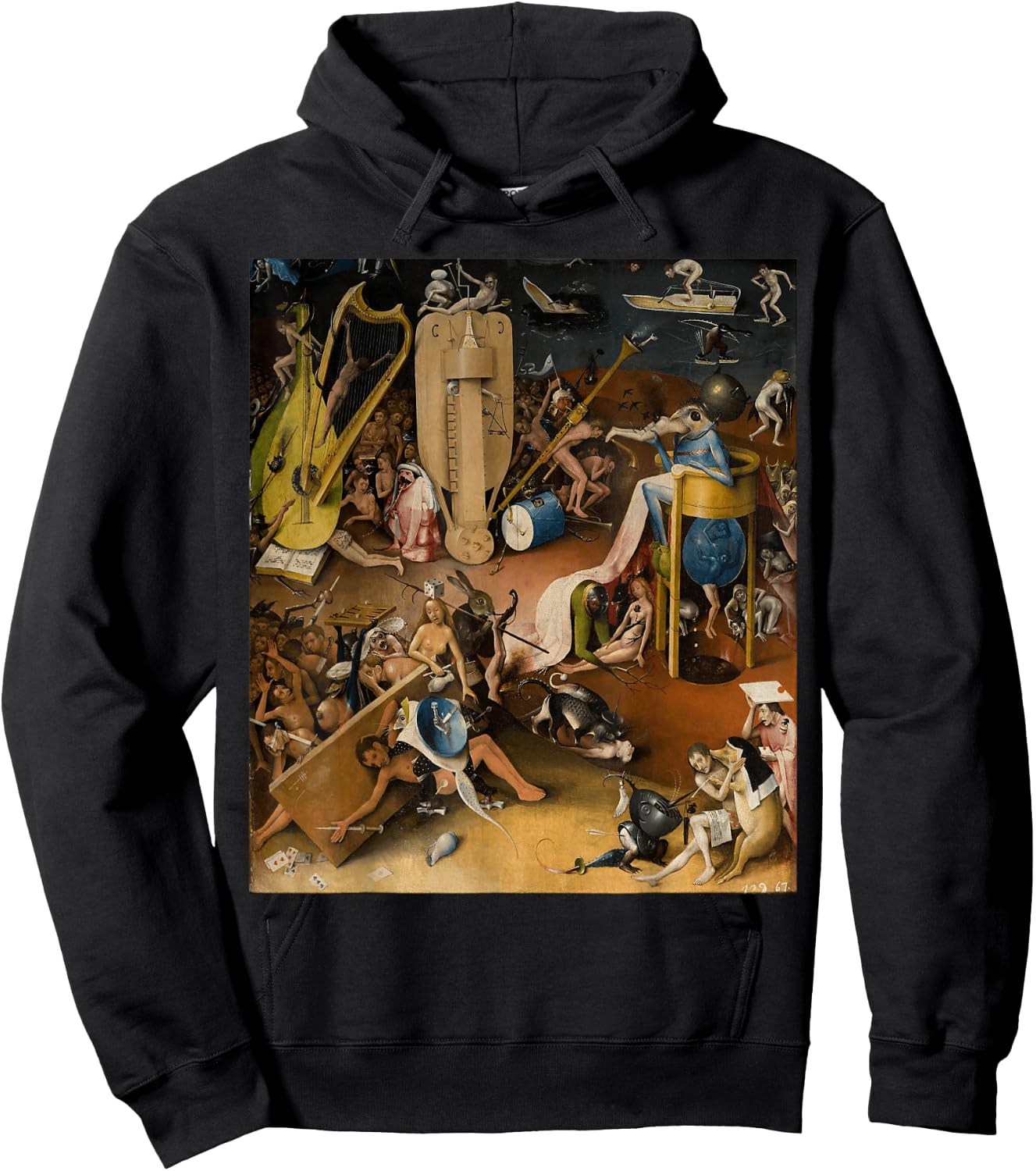 Beautiful famous surrealistic painting Hoodie - Hoodie | Black