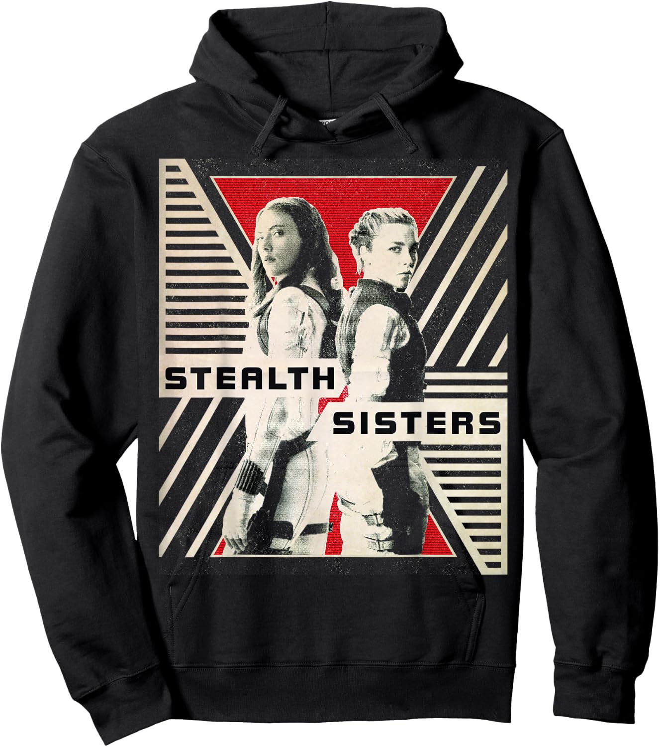 Marvel Black Widow Stealth Sisters Poster Hoodie - Hoodie | Black