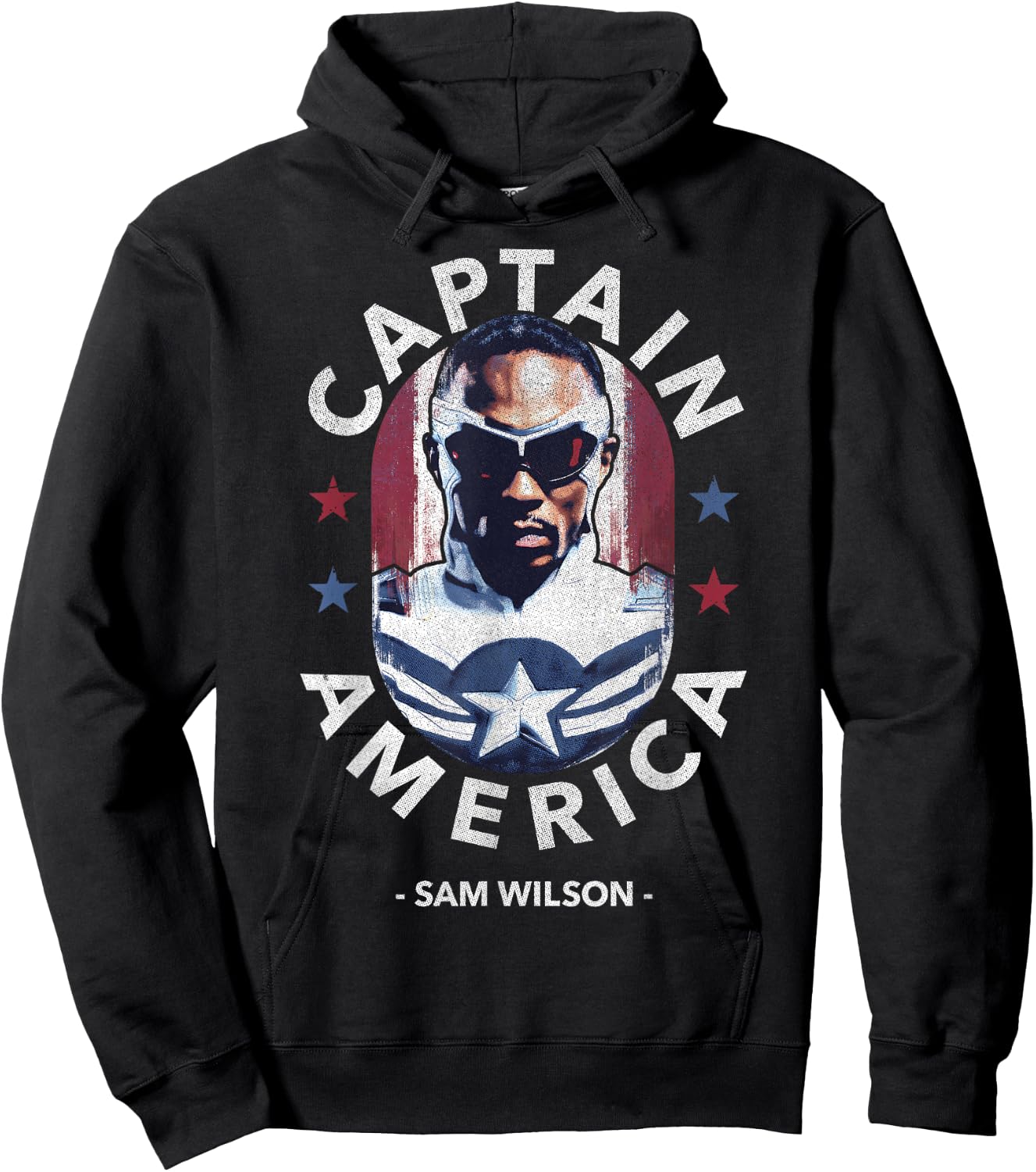 Marvel Falcon Winter Soldier Sam Wilson Captain America Hoodie - Hoodie | Black