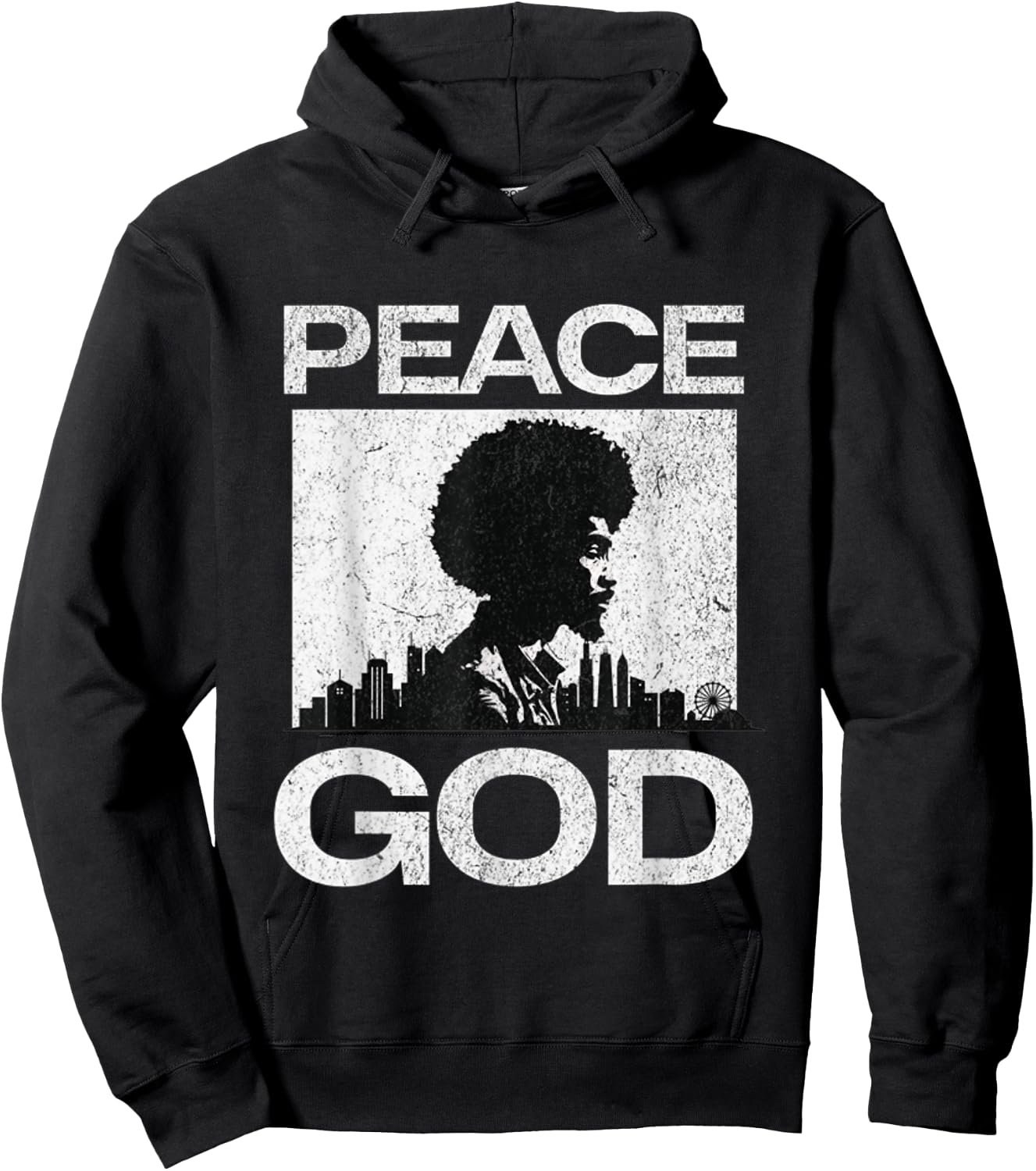 Peace God - 5 Percent Allah 7 Gods Earths Moorish Hoodie - Hoodie | Black