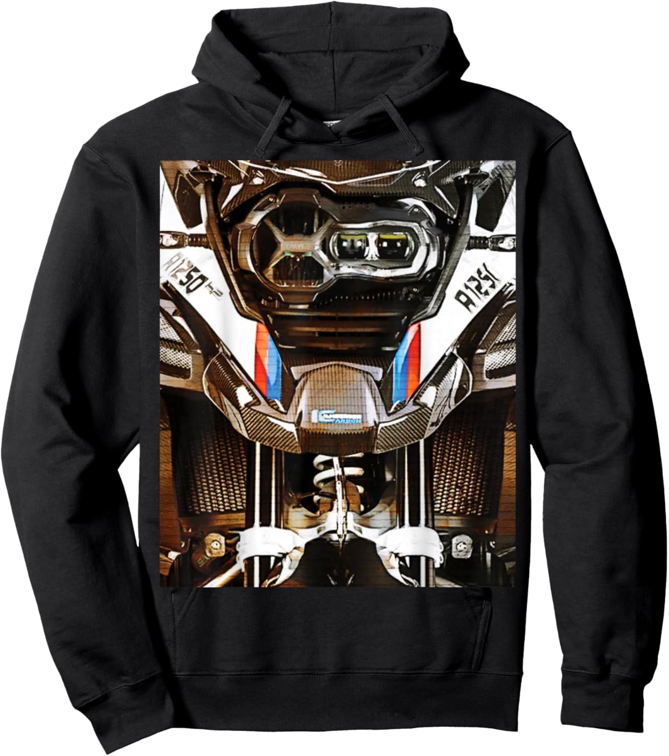 1250 GS Adventure Vintage Bike Enduro Motorcycle Hoodie - Hoodie | Black
