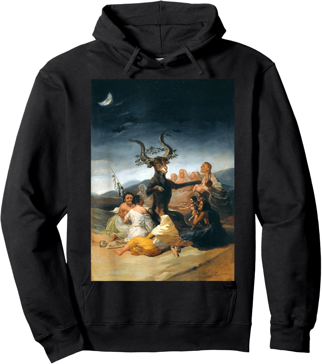 Famous Renaissance Painting Illustration Hoodie - Hoodie | Black