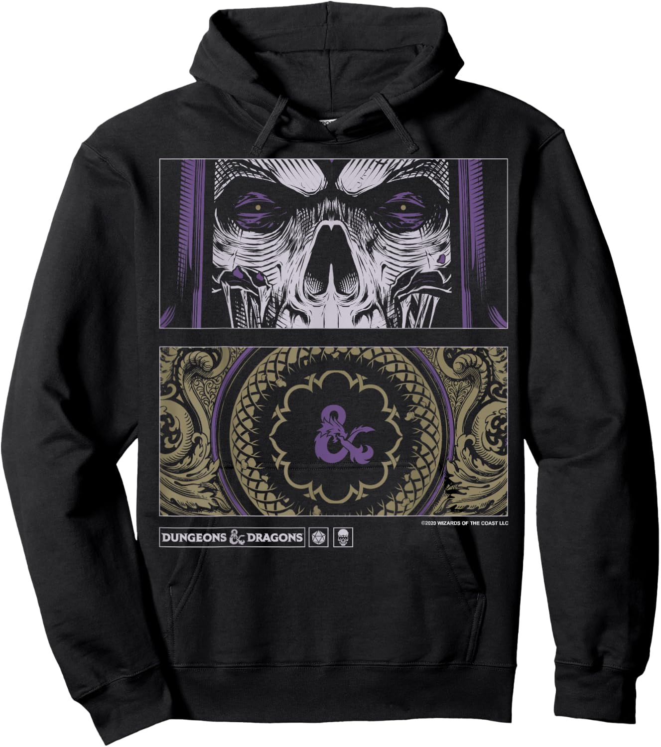 Dungeons & Dragons Lich Panels Hoodie - Hoodie | Black