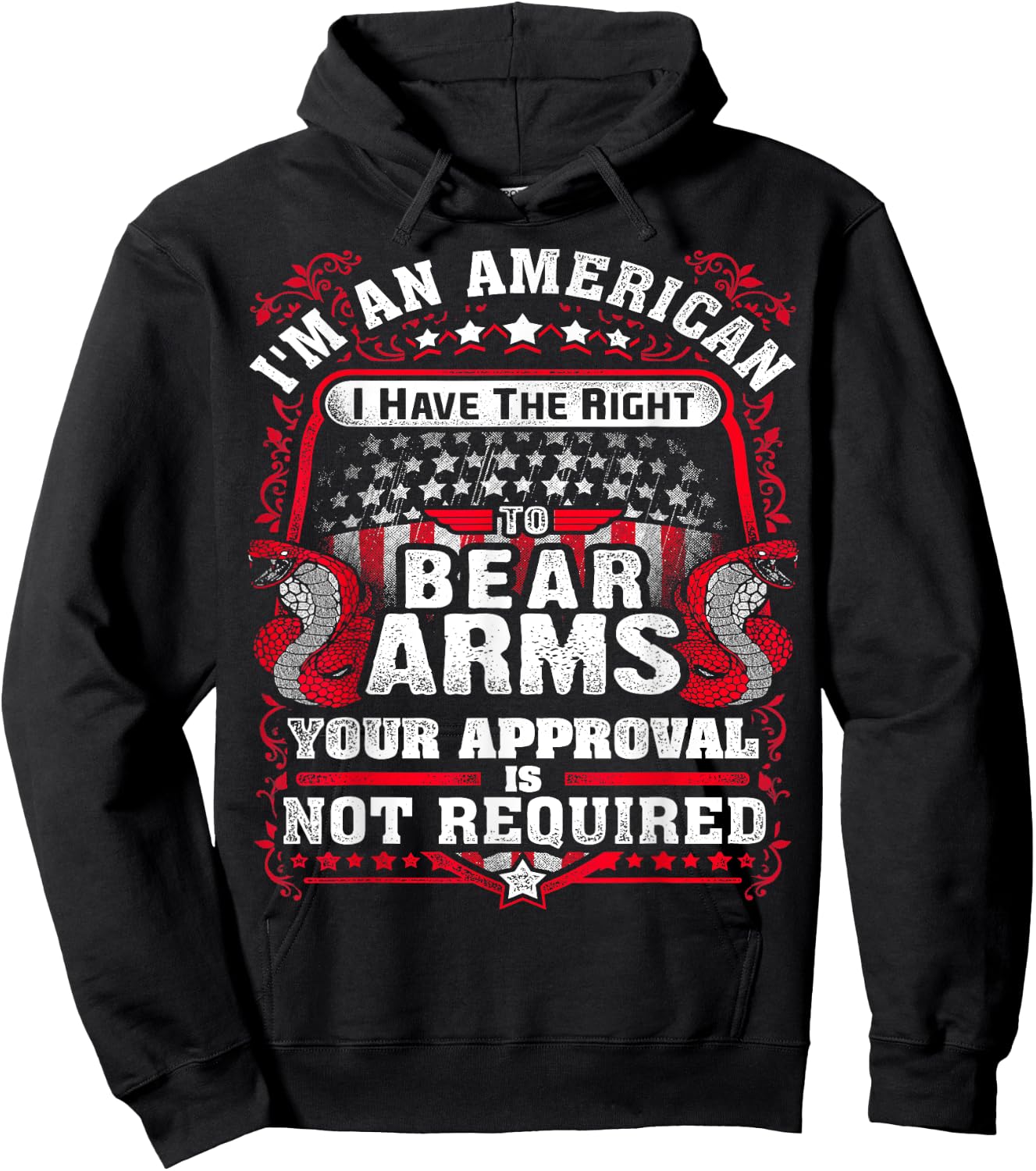 Gun Control Right To Bear Arms for Gun Enthusiast Hoodie - Hoodie | Black