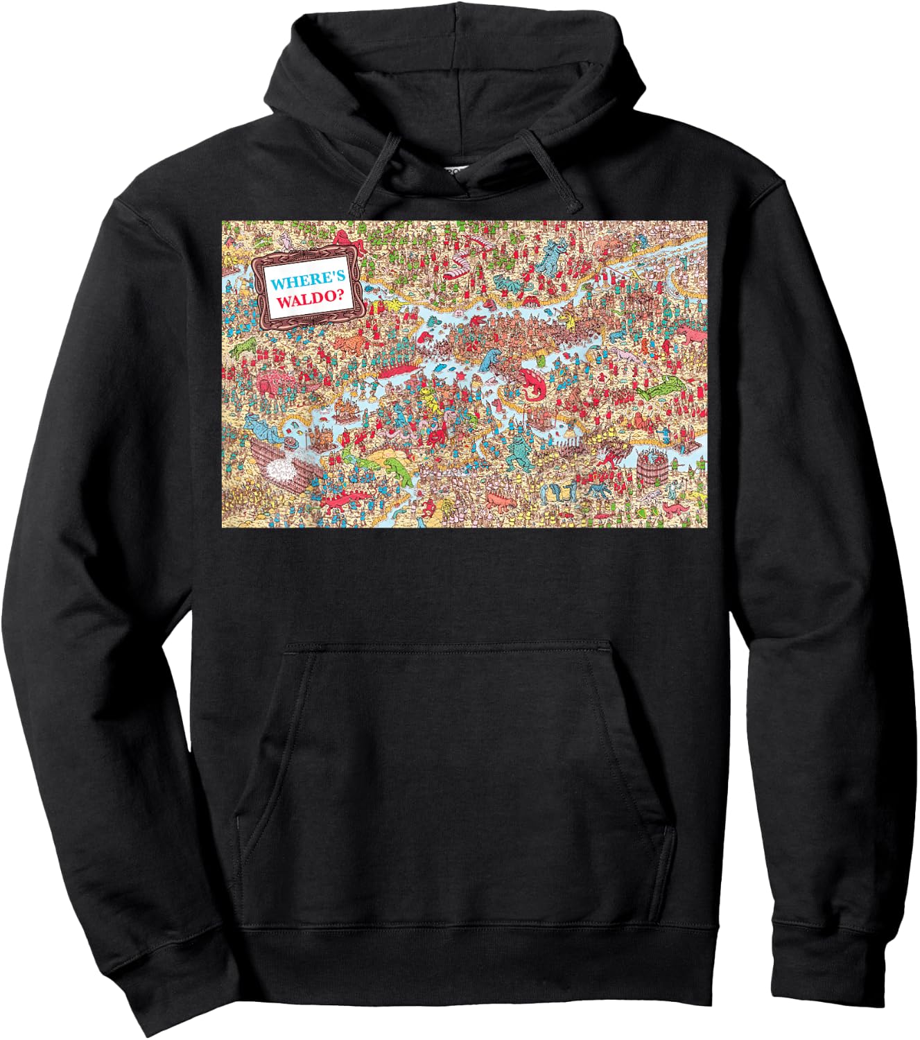 Where's Waldo Monster Master Hoodie - Hoodie | Black