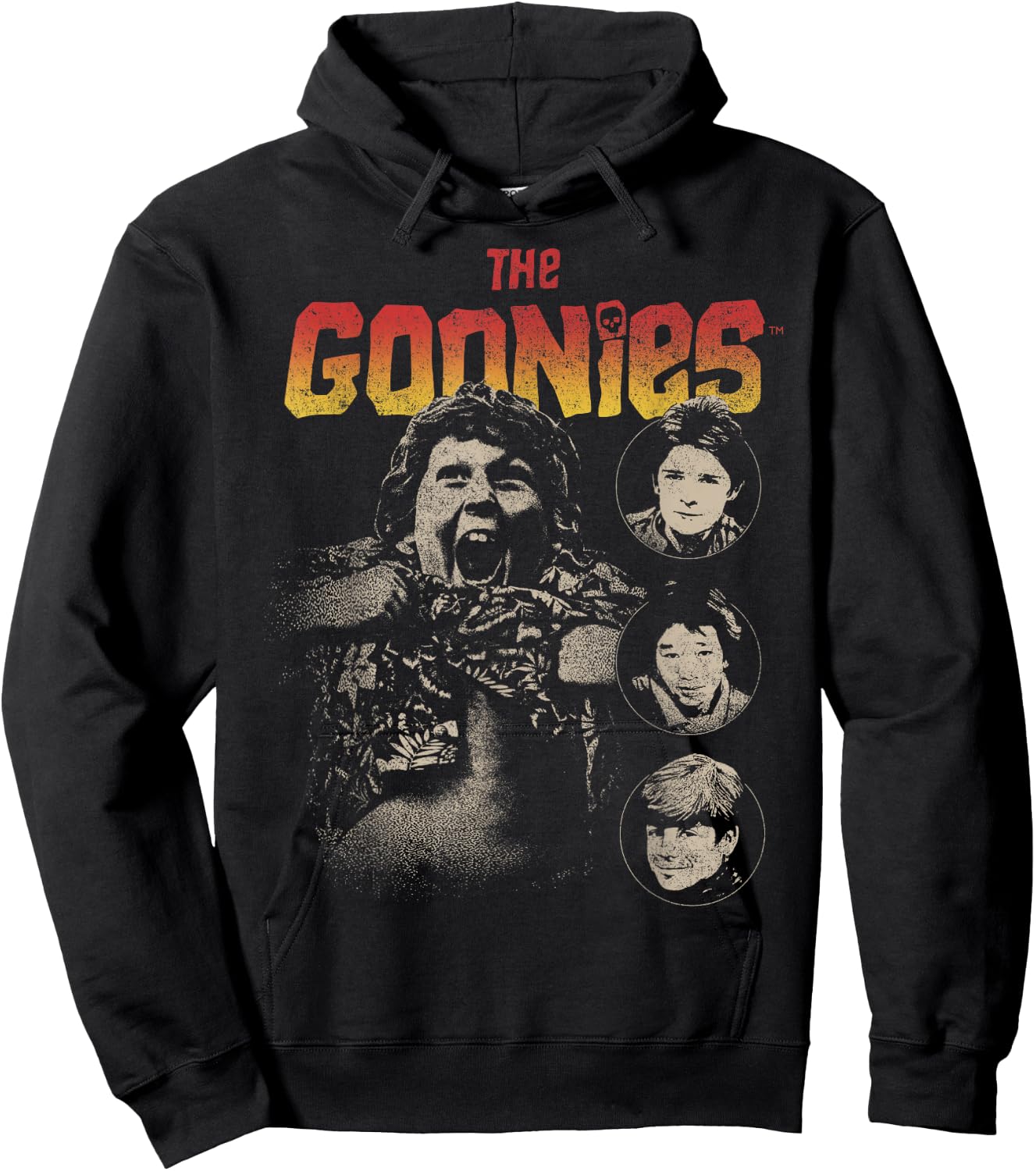 The Goonies Cast Poster Hoodie - Hoodie | Black