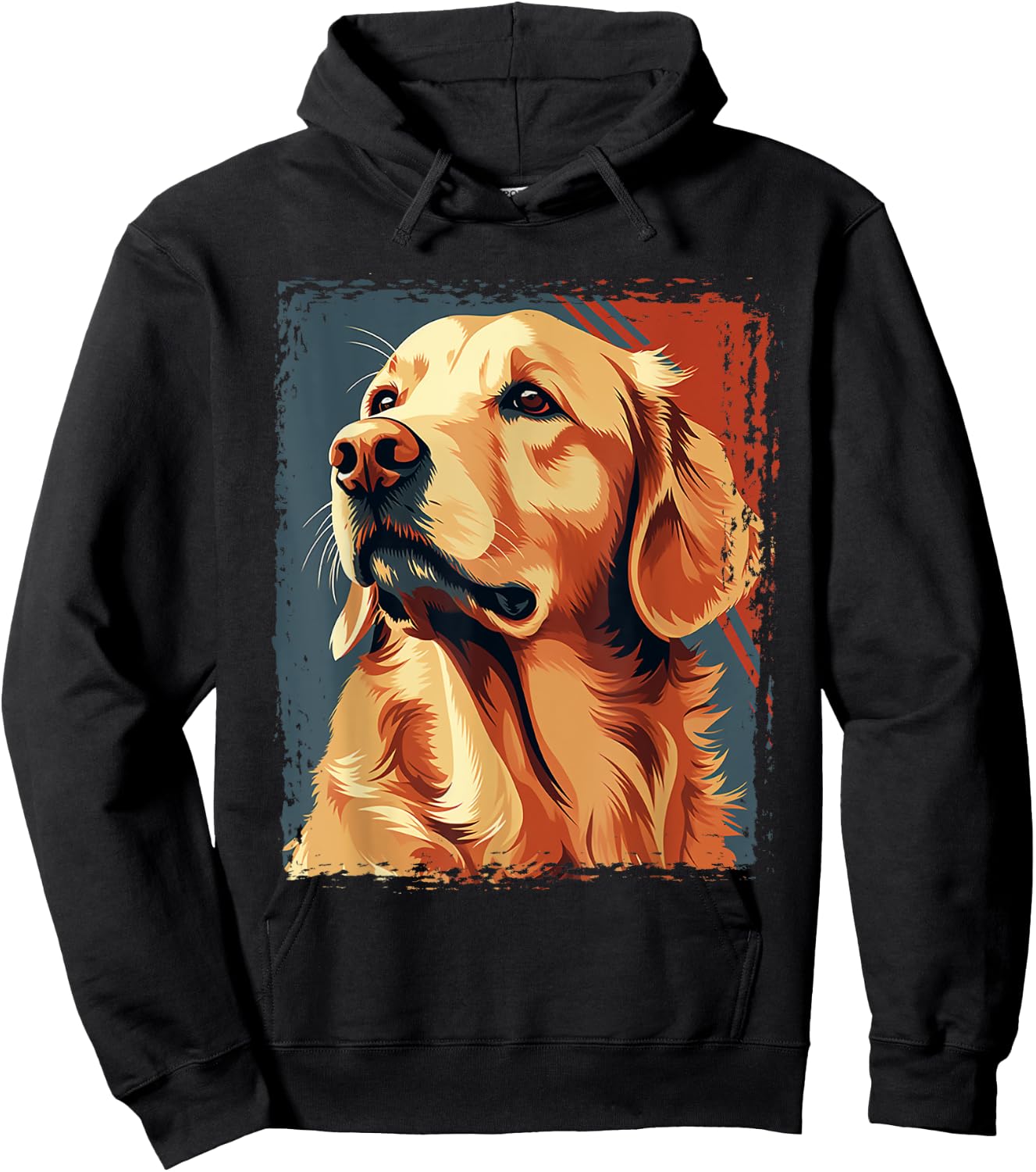 Golden Retriever for Kid Boys Girls Funny Dog Lover Hoodie - Hoodie | Black