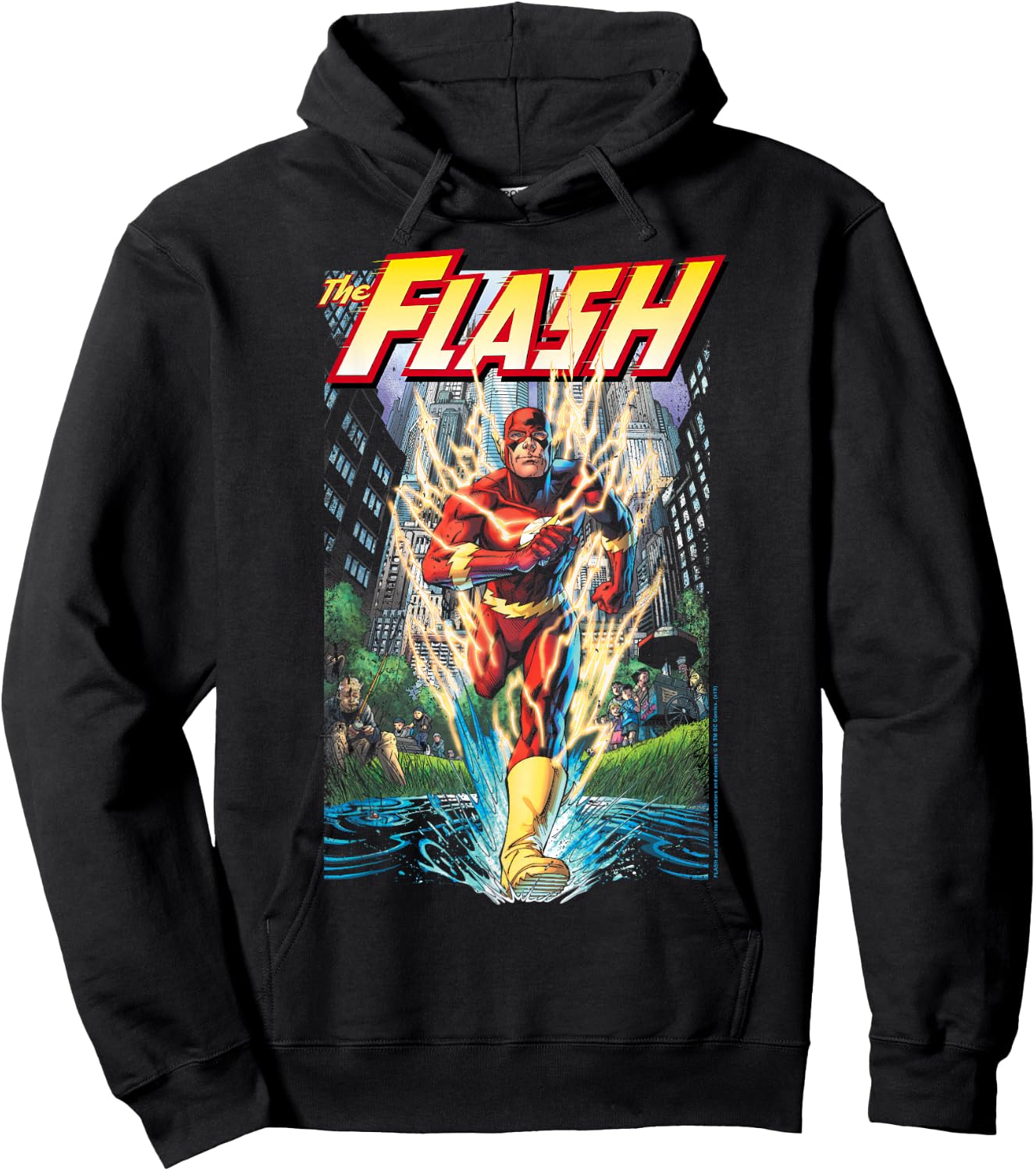 DC Comics The Flash Modern Comic Cover Hoodie - Hoodie | Black
