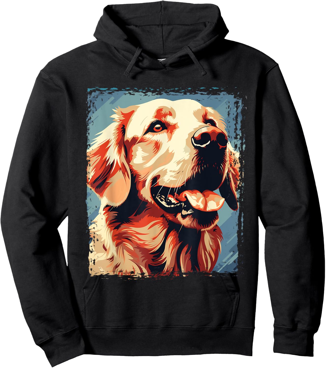 Golden Retriever for Kid Boys Girls Funny Dog Lover Hoodie - Hoodie | Black