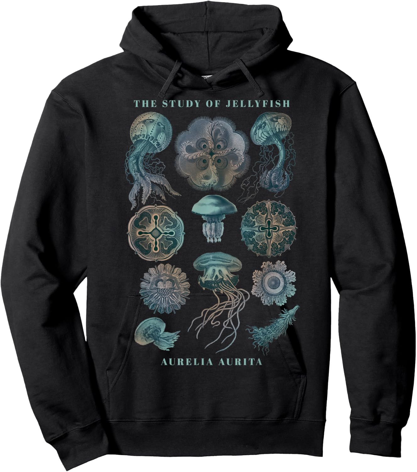 Earth Day The Study of Jellyfish Hoodie - Hoodie | Black