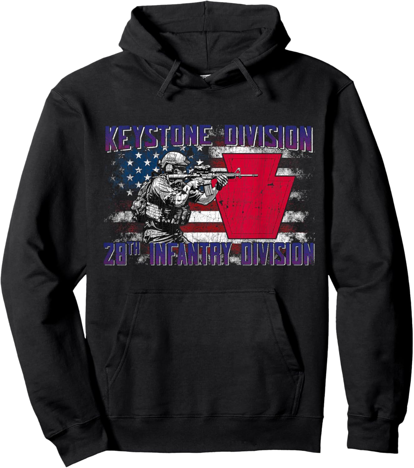 28th Infantry Division 28th ID Keystone Division Gifts Hoodie - Hoodie | Black