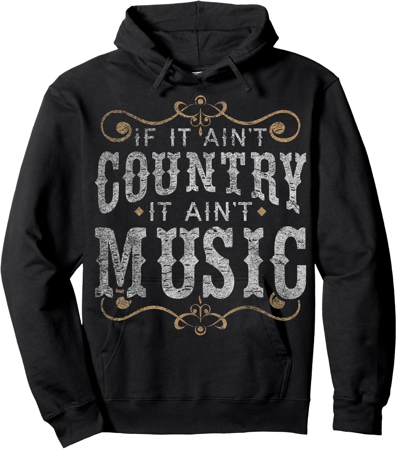 Country Music Fan Country Musician Country Music Lover Hoodie - Hoodie | Black
