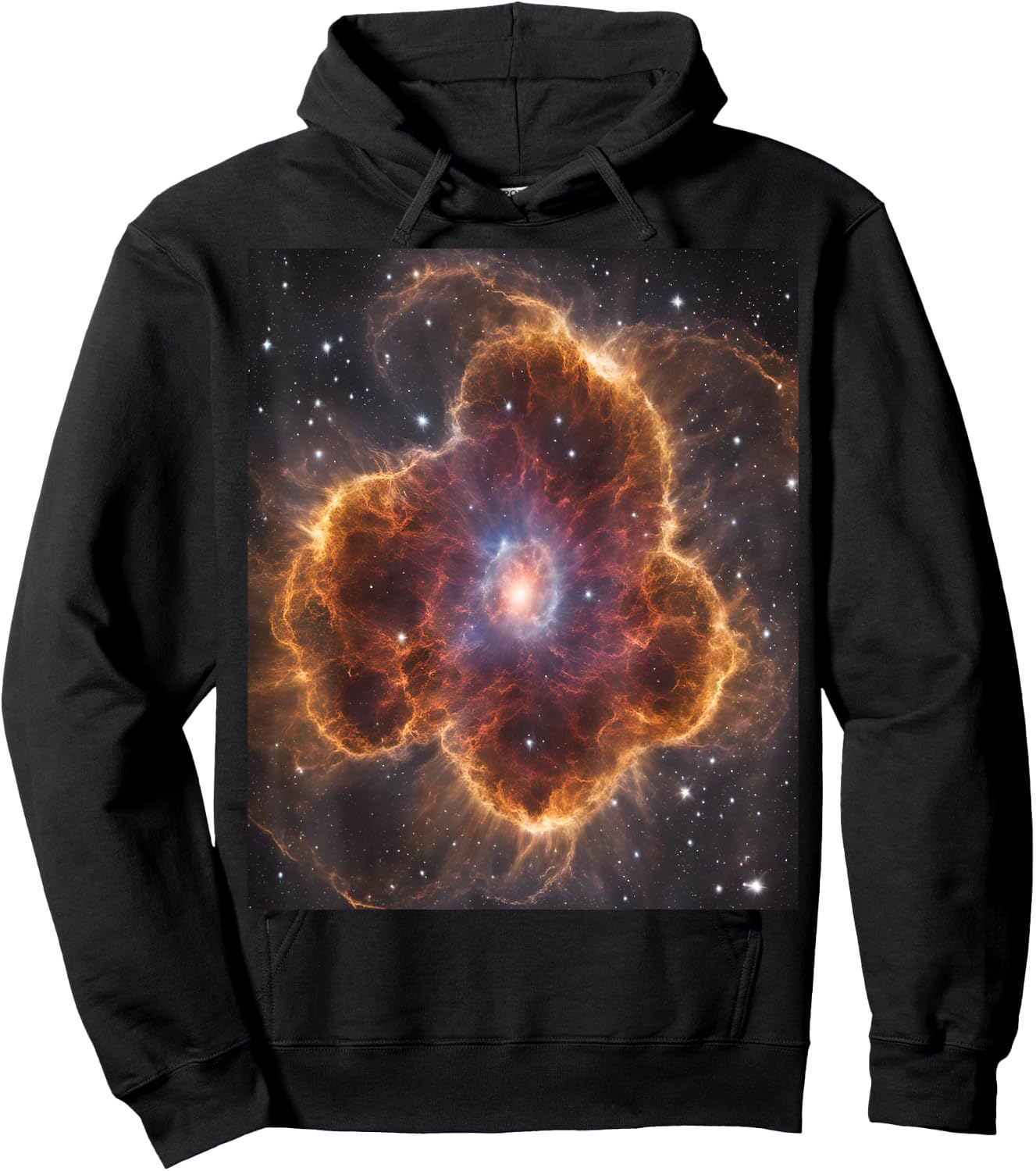 Eads Designs Mesmerizing Supernova Explosion Art - Women's Adults Black Regular Fit Small US Size Hoodie - Hoodie | Black