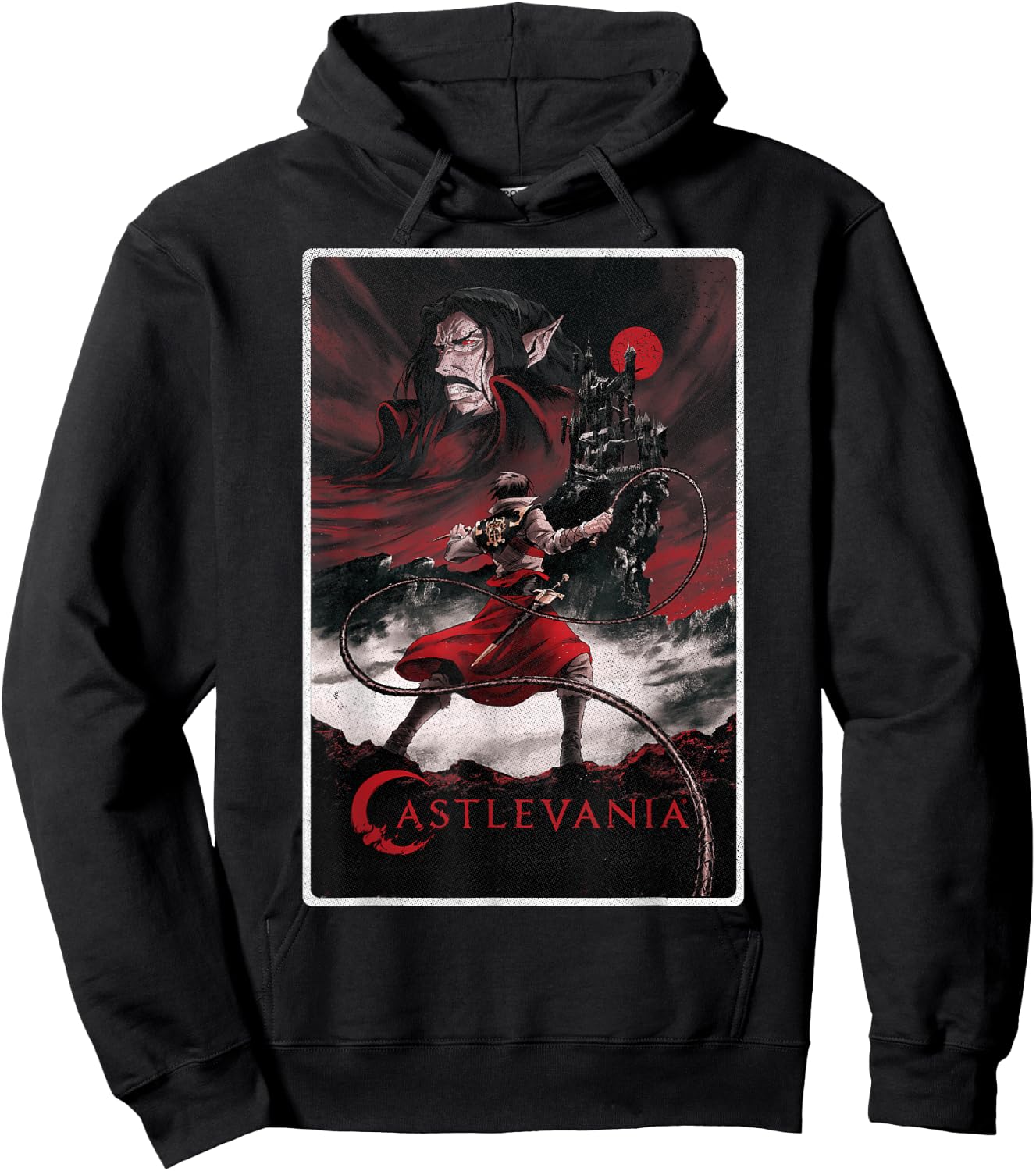 Netflix Castlevania Poster Hoodie - Hoodie | Black