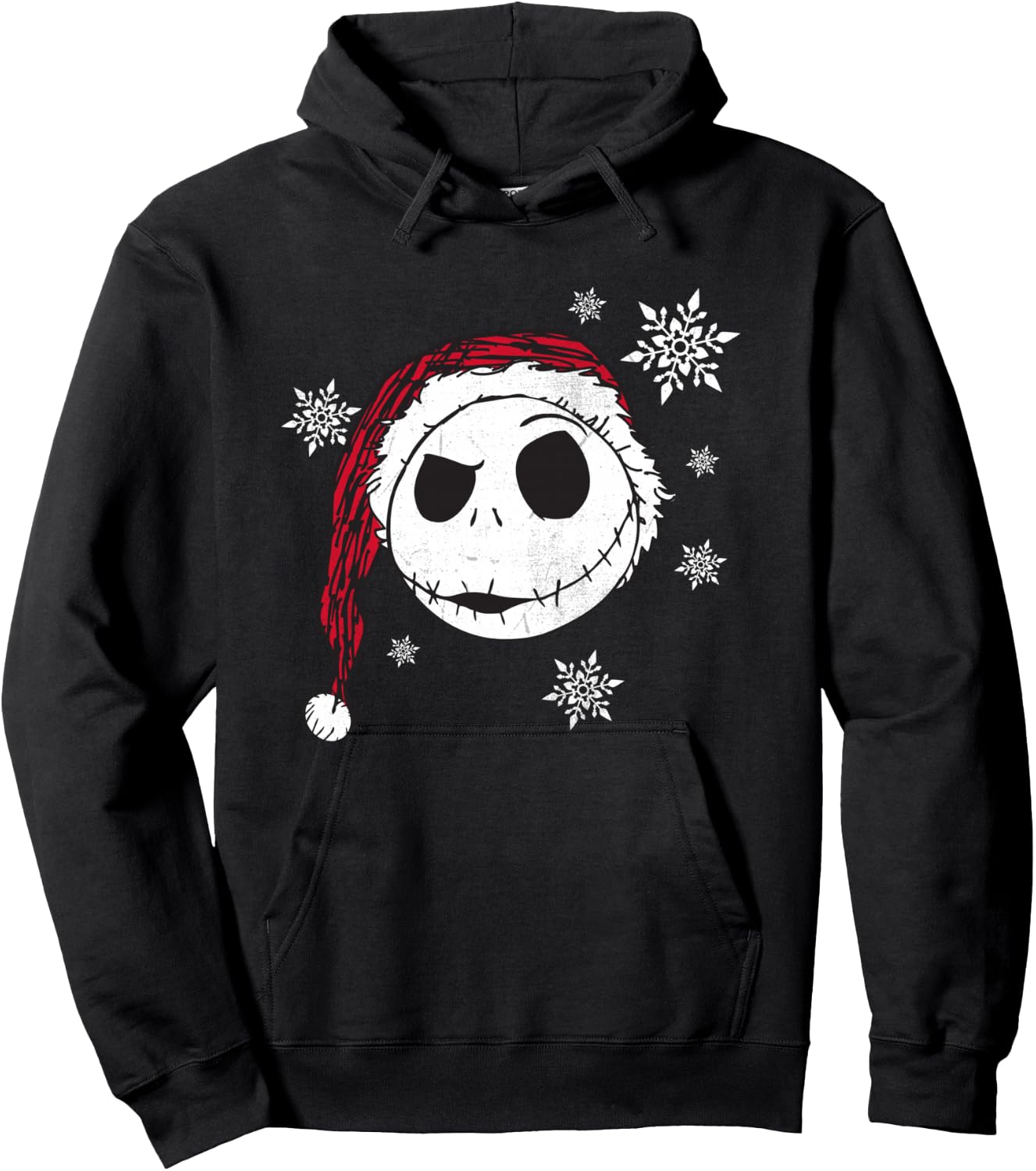 Disney - Nightmare Before Christmas Snowflake Holiday Hoodie - Hoodie | Black