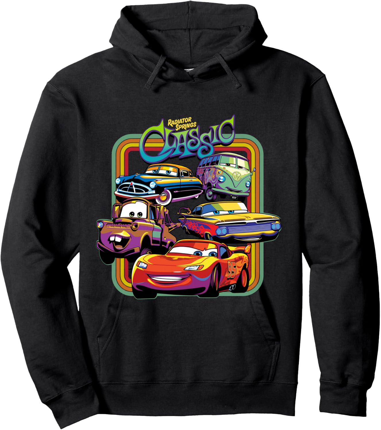 Disney Pixar Cars Radiator Springs Classic Hoodie - Hoodie | Black